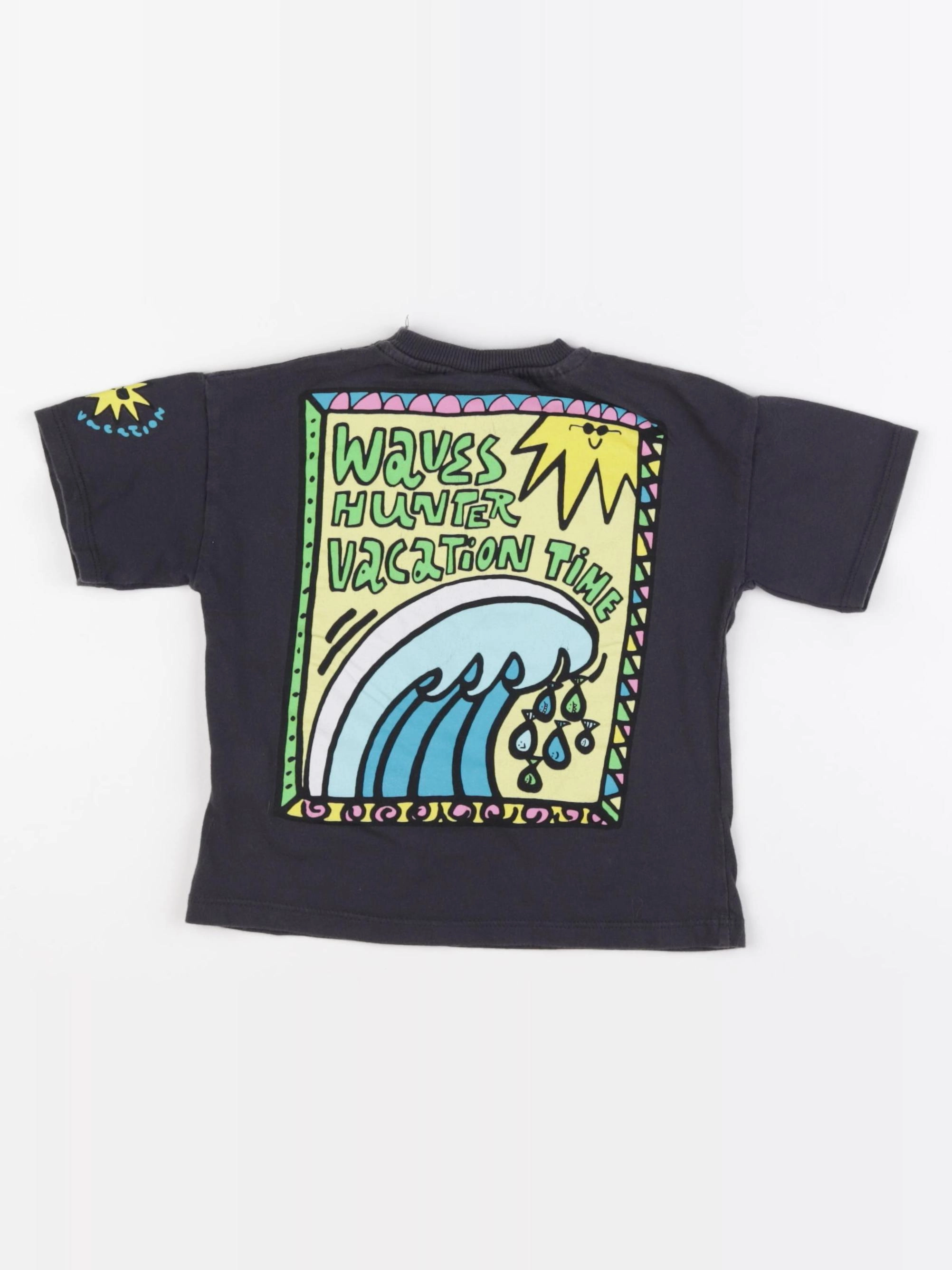 Zara - tee-shirt imprimé au dos noir - 2 ans