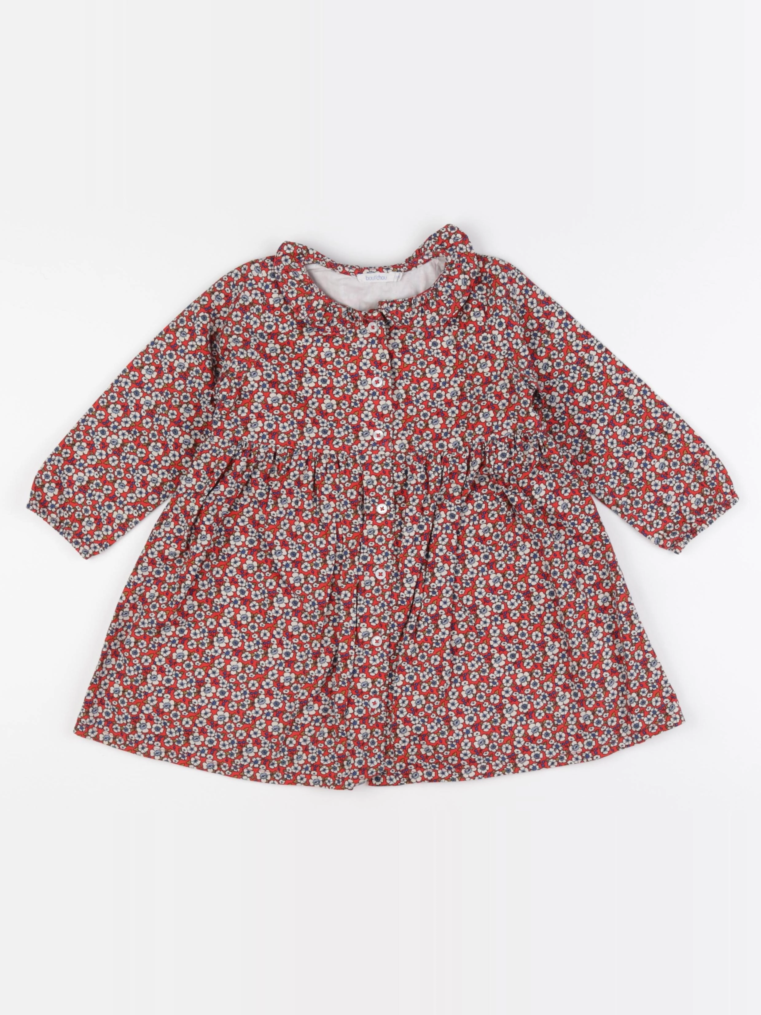 Boutchou - robe rouge - 24 mois