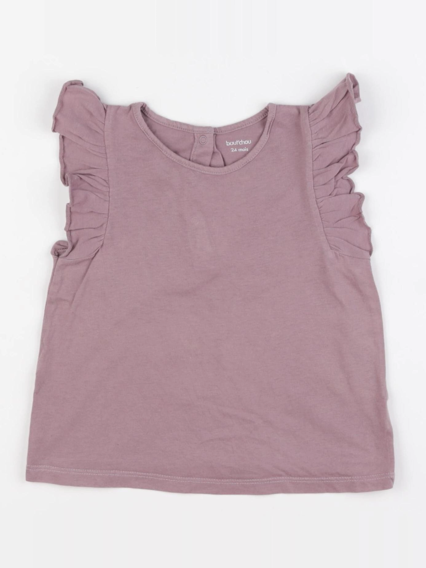 Boutchou - tee-shirt violet - 24 mois