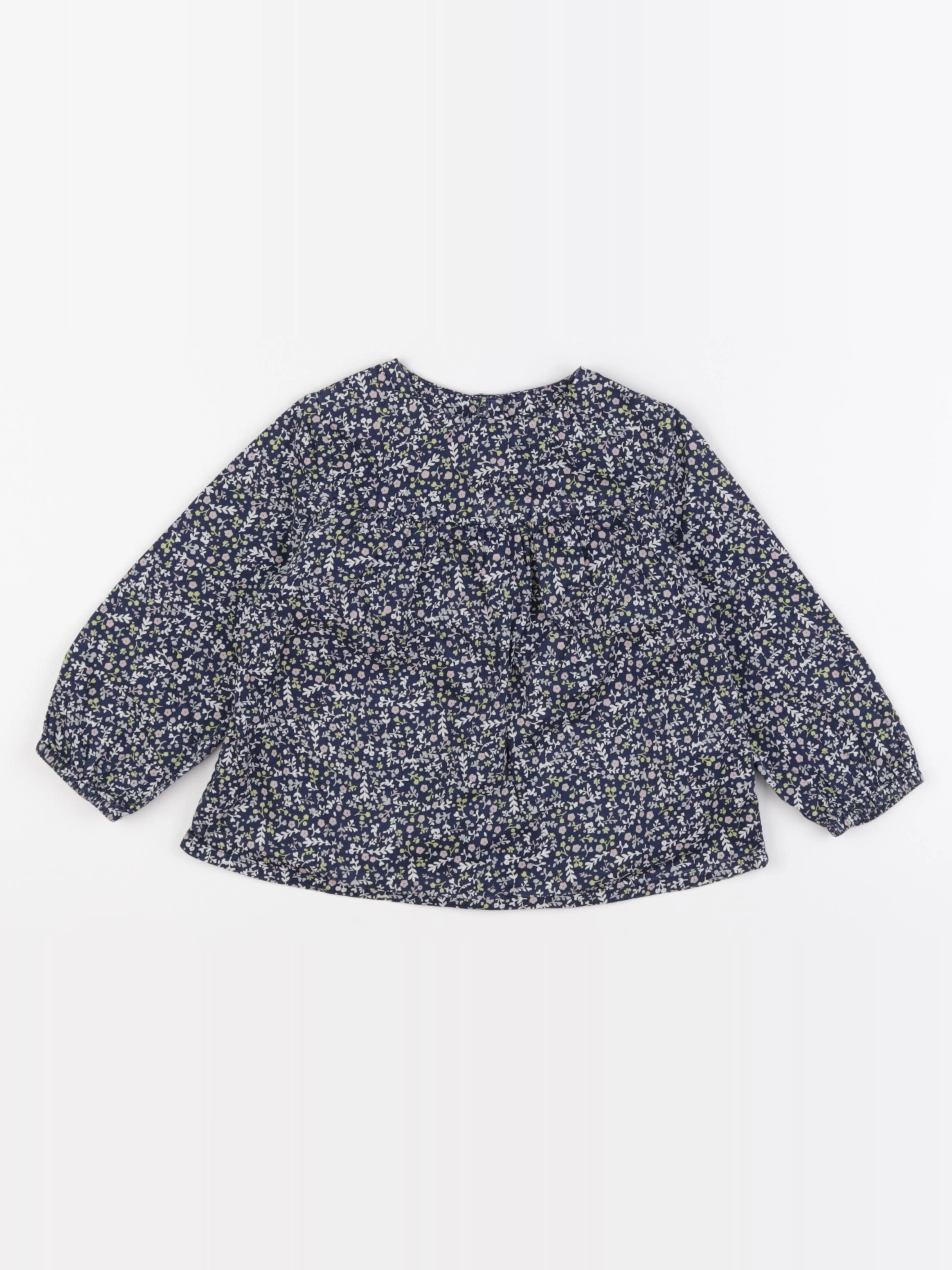 Tape à l'oeil - blouse bleu - 24 mois