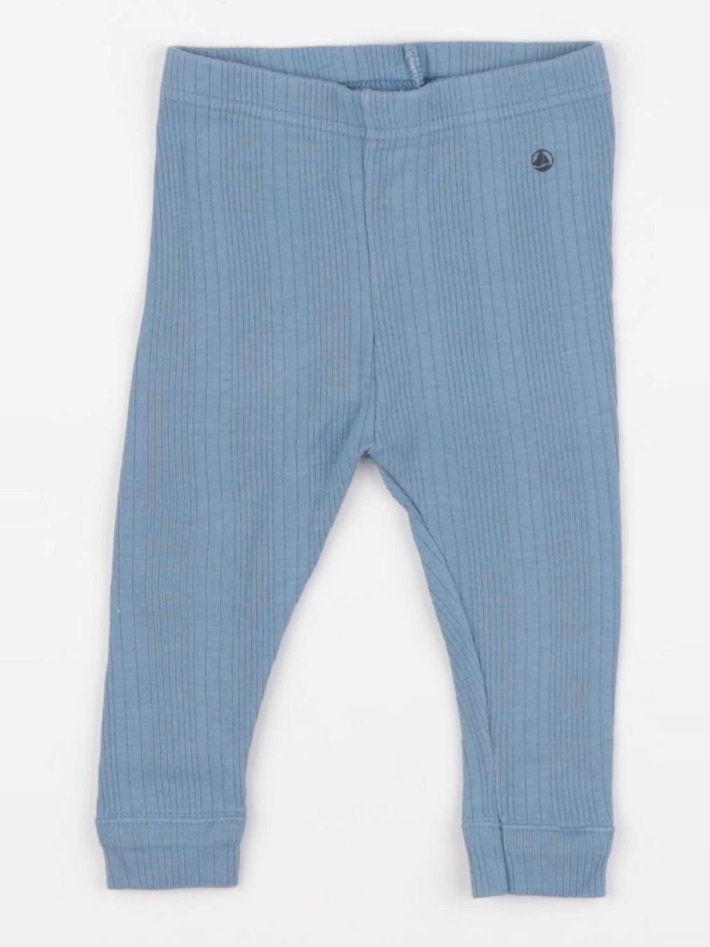 Petit Bateau - legging bleu - 6 mois