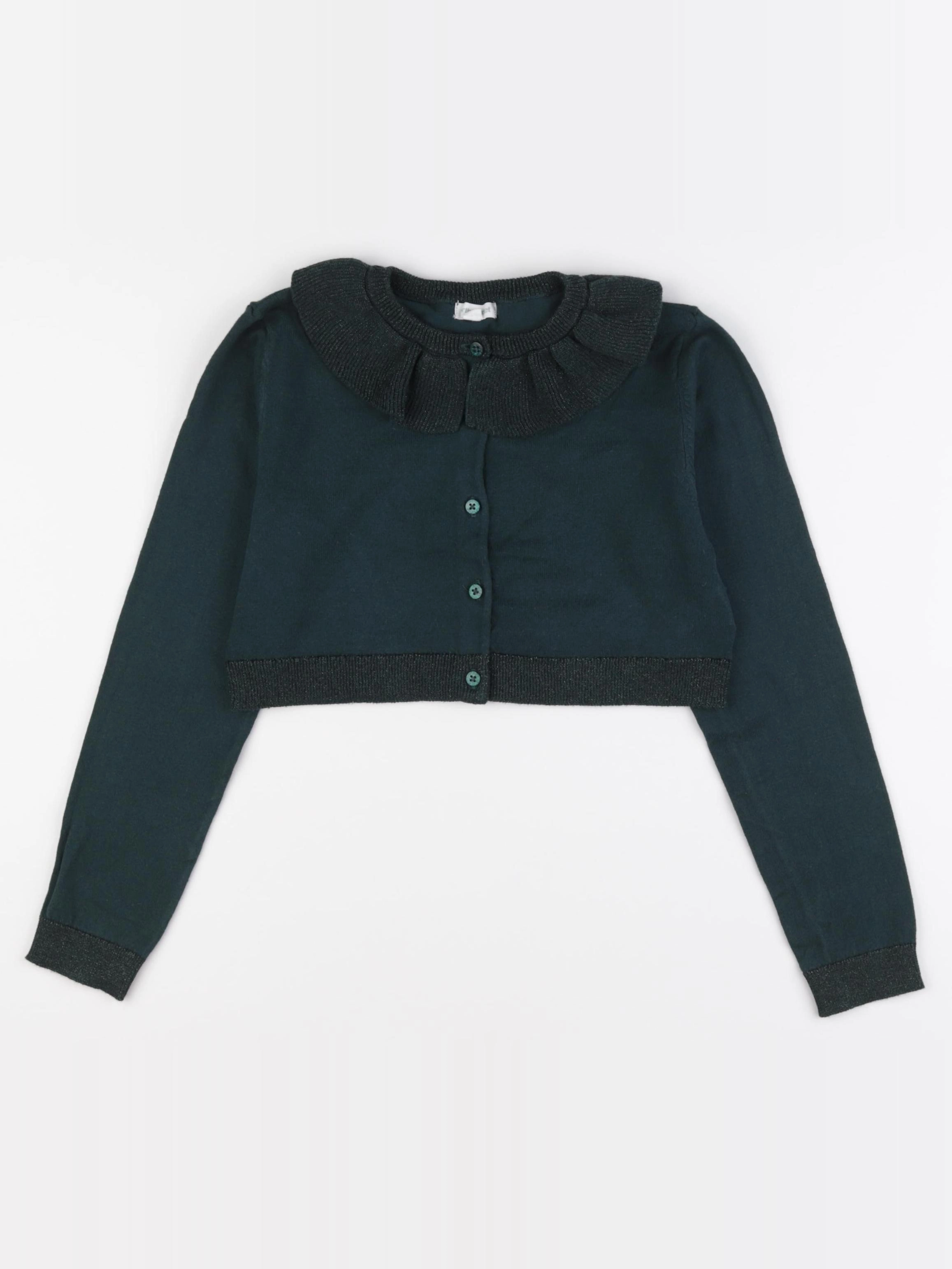 Vertbaudet - gilet vert - 8 ans