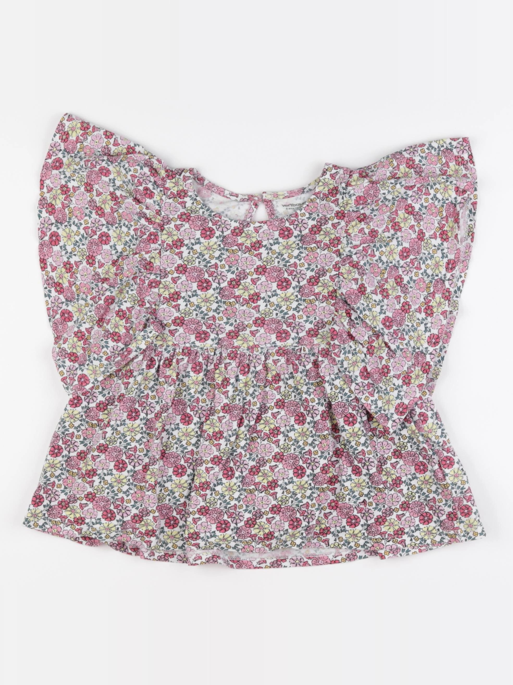 Vertbaudet - tee-shirt multicolore - 8 ans