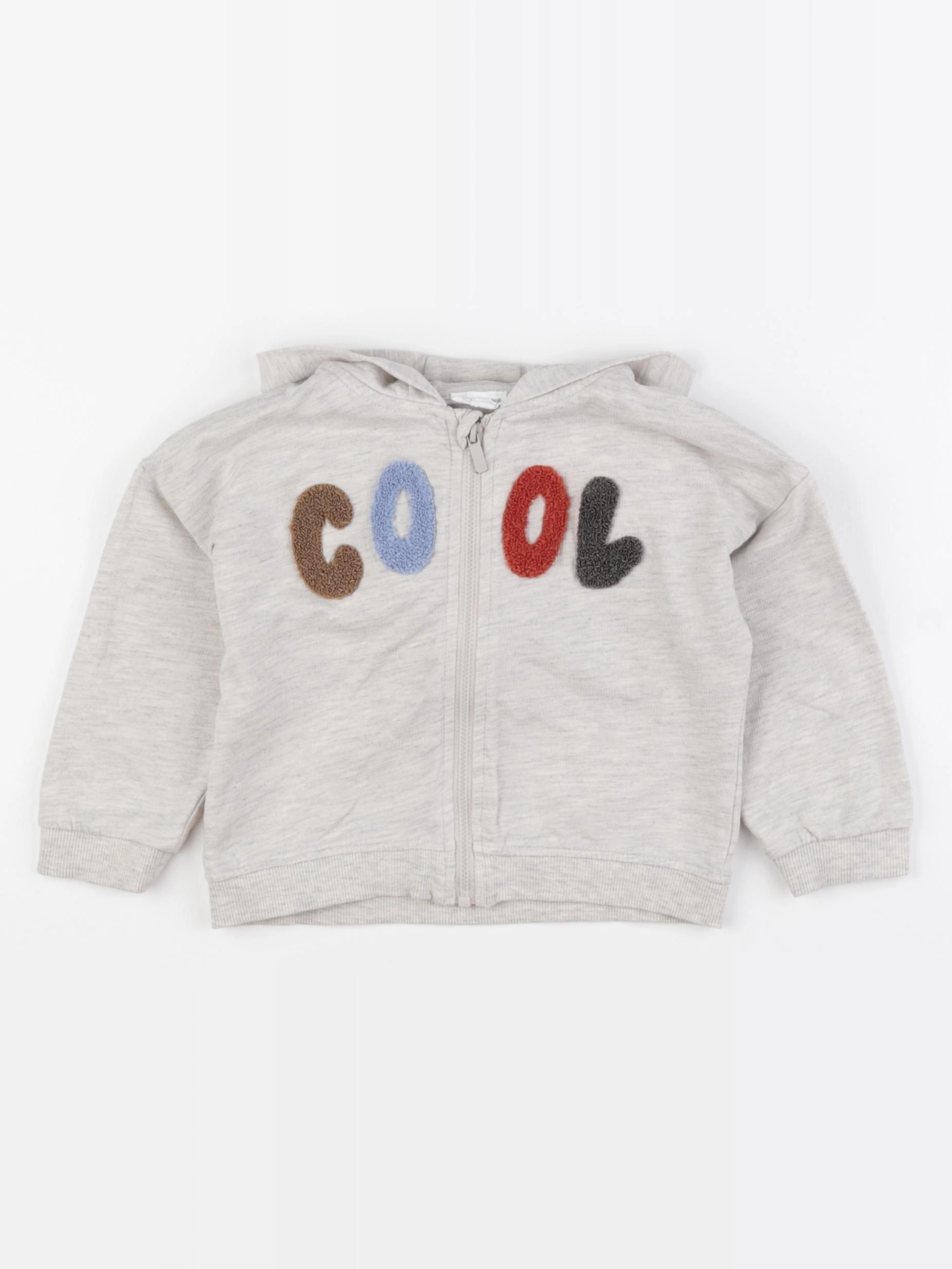 Vertbaudet - sweat gris - 18 mois