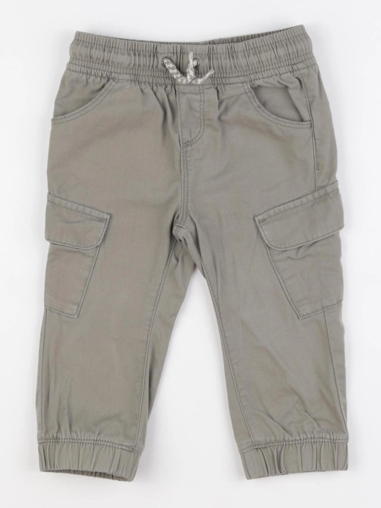 Vertbaudet - pantalon vert - 18 mois