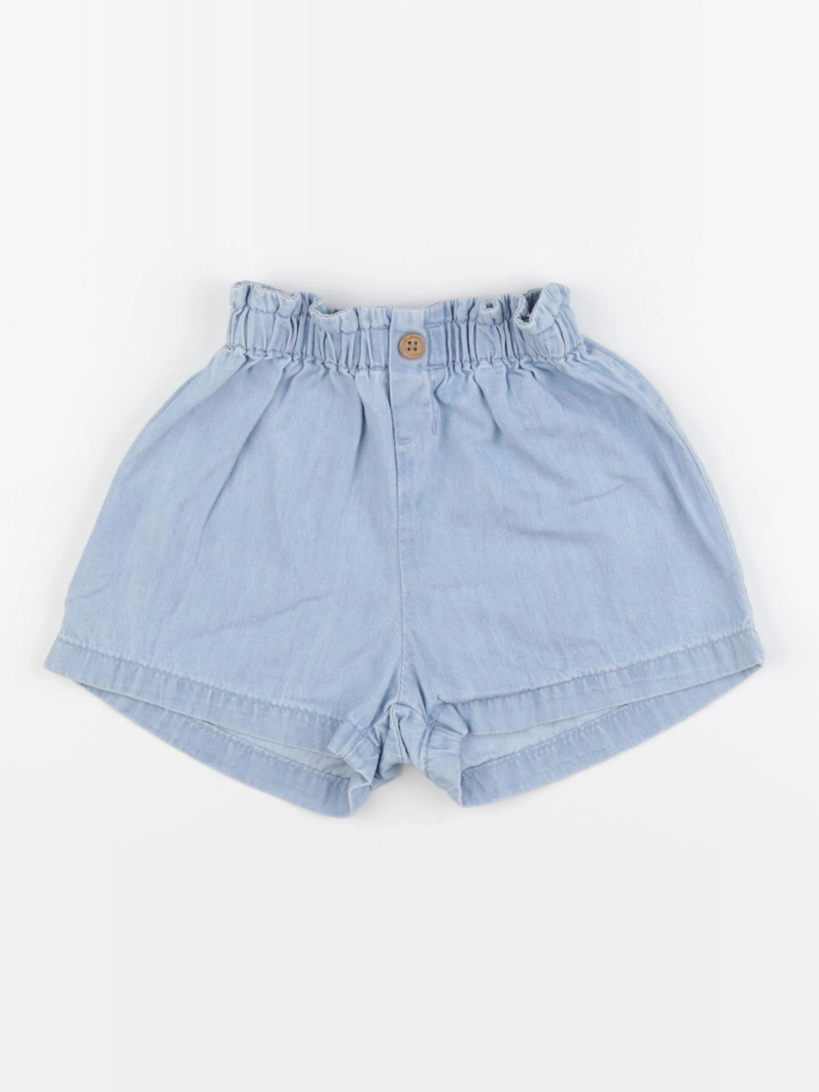 H&M - short bleu - 12/18 mois