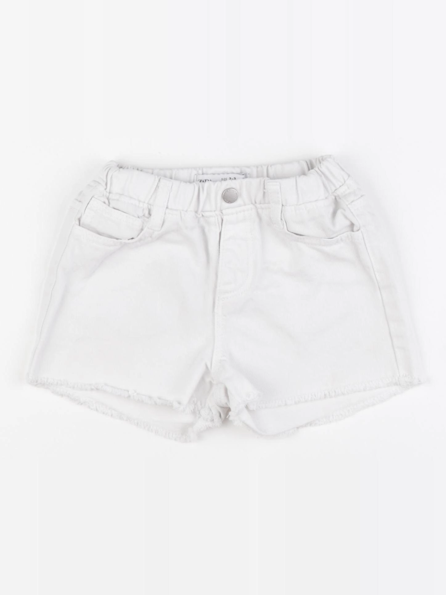 Zara - short blanc - 2/3 ans