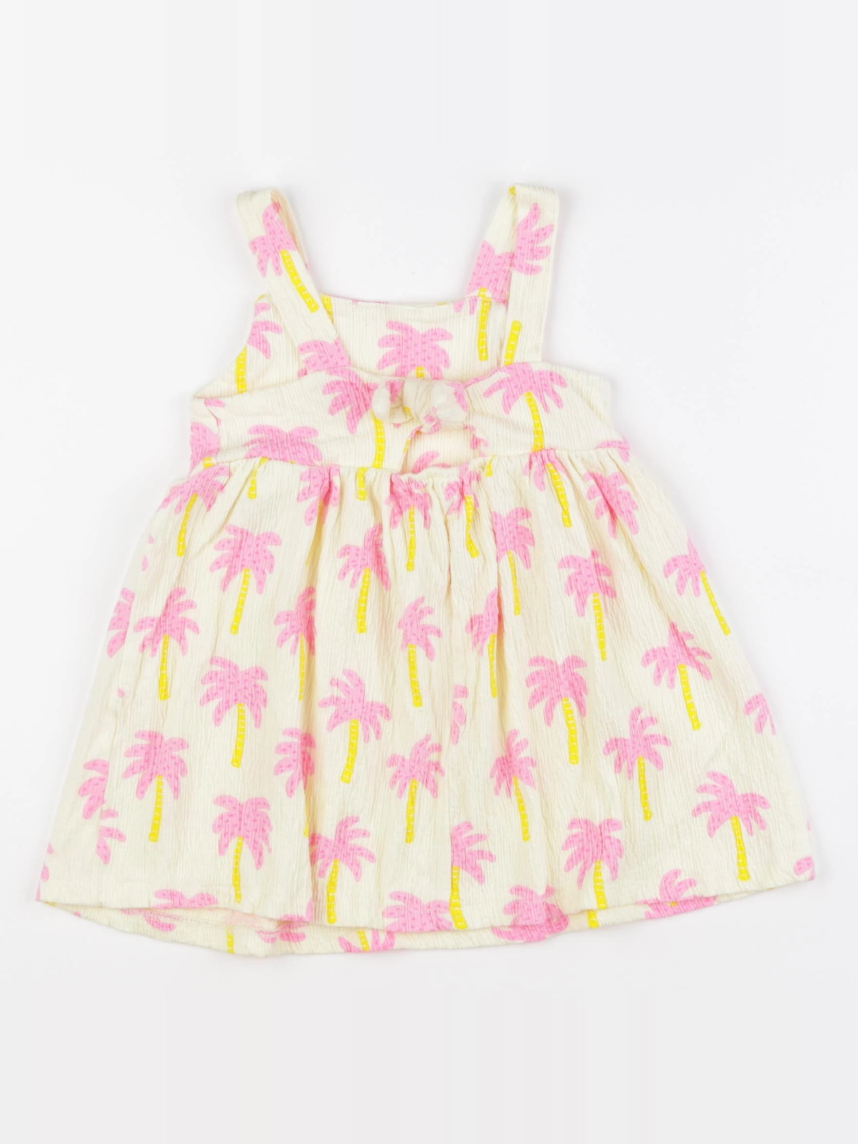 Zara - robe jaune, rose - 18/24 mois