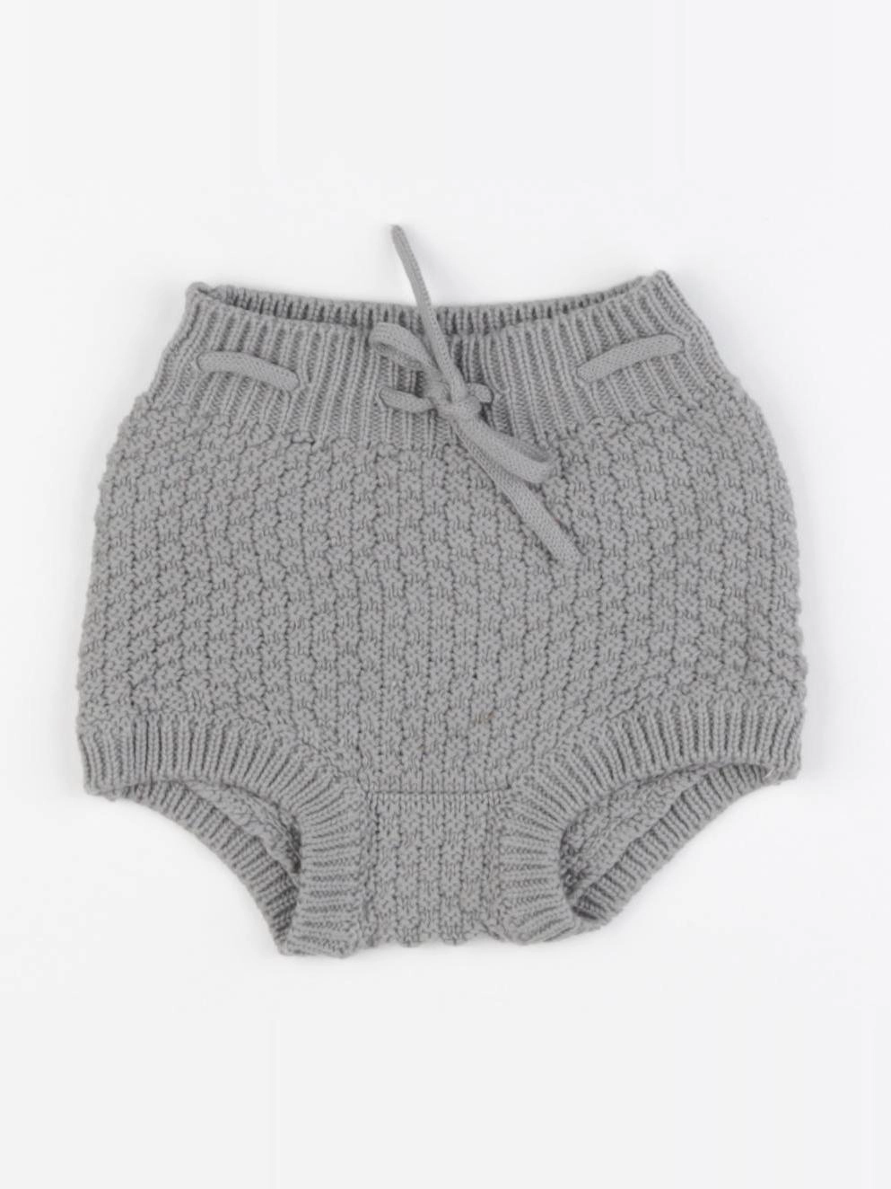 Quincy Mae - bloomer gris - 3/4 mois