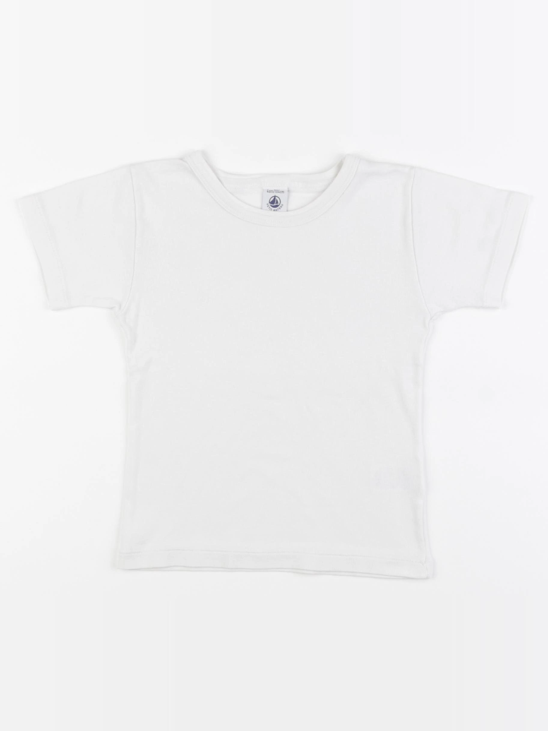Petit Bateau - maillot de corps blanc - 4 ans