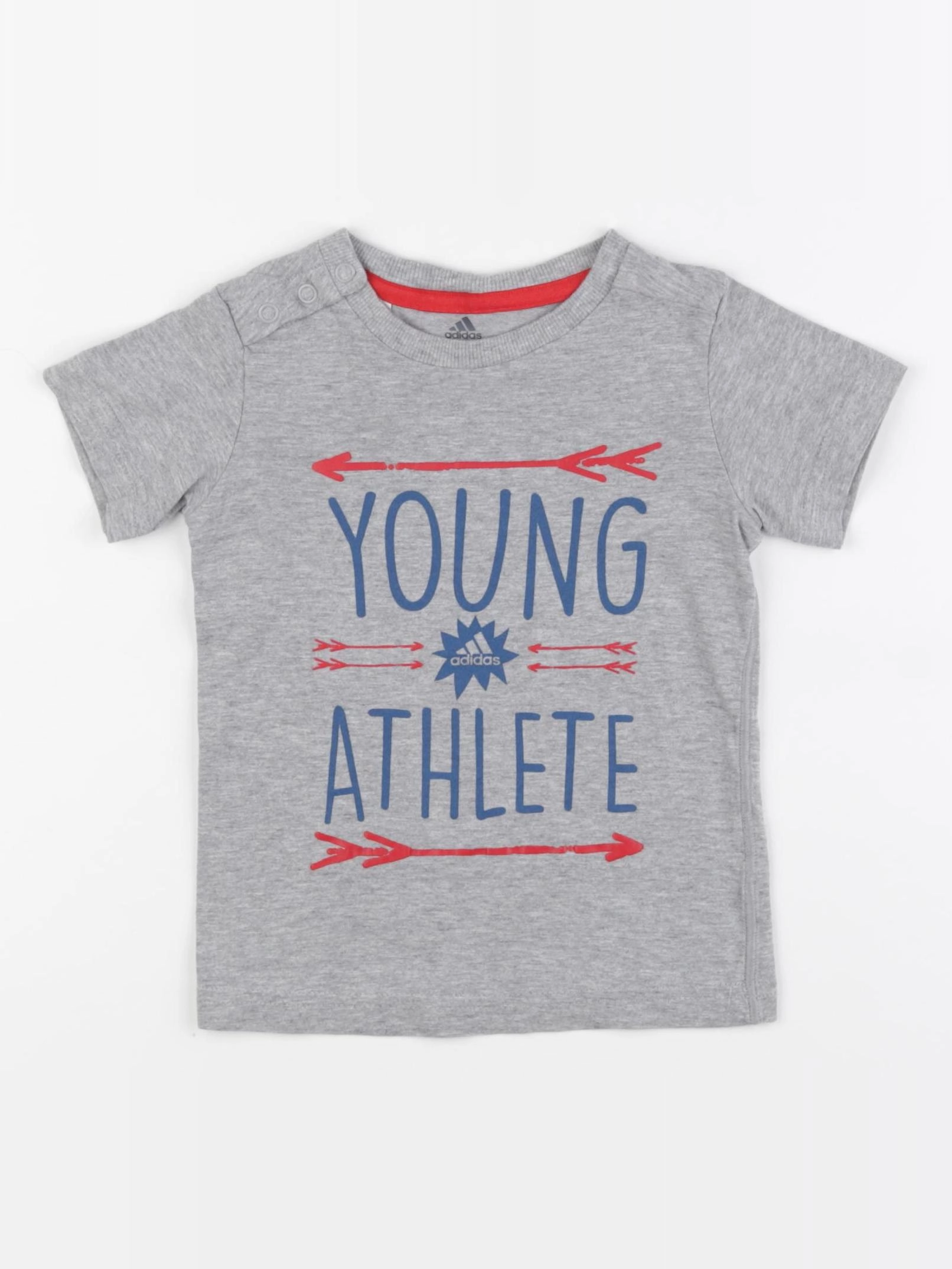 Adidas - tee-shirt gris - 12/18 mois