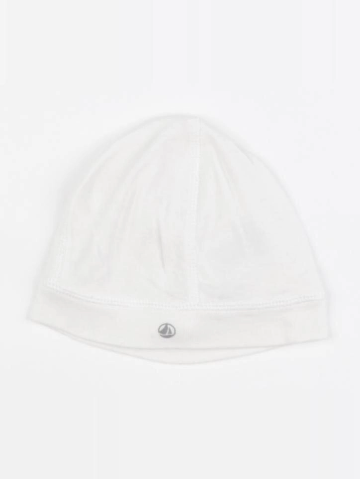 Petit Bateau - bonnet de naissance blanc - 3 mois