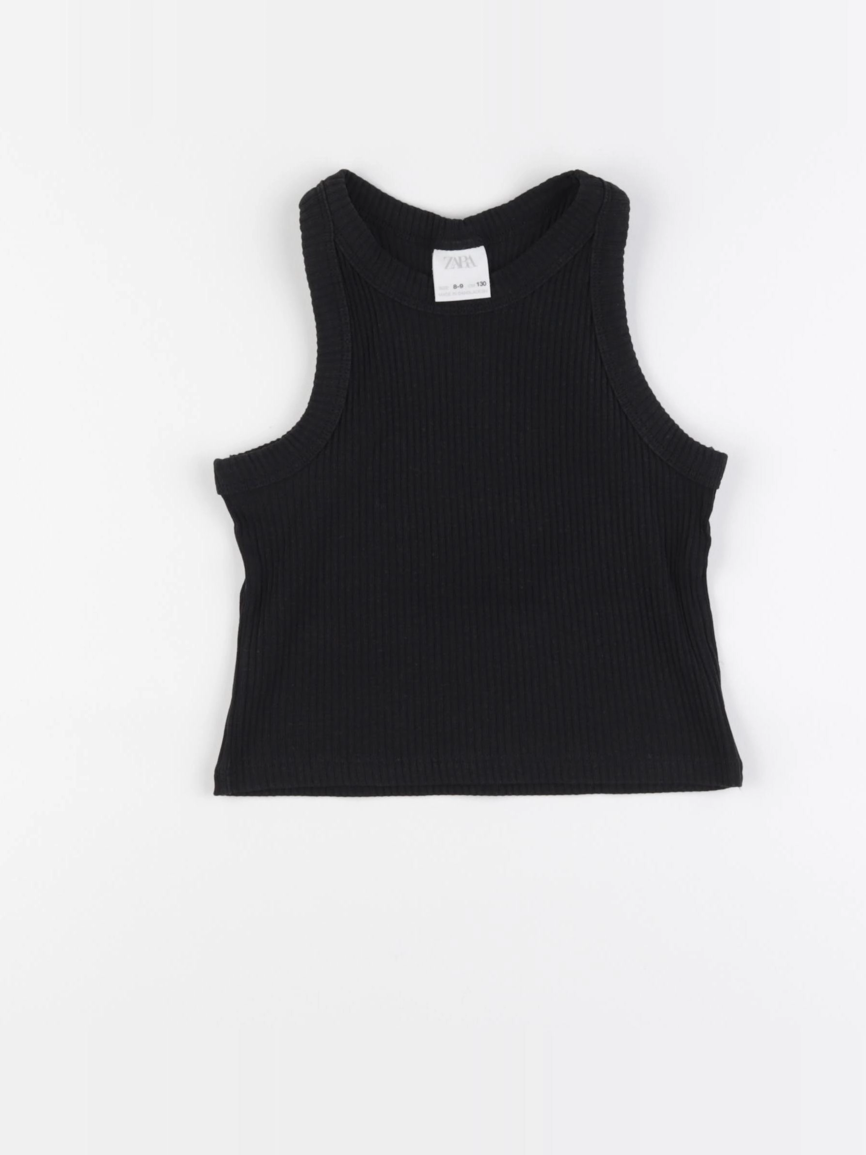 Zara - débardeur noir - 8/9 ans