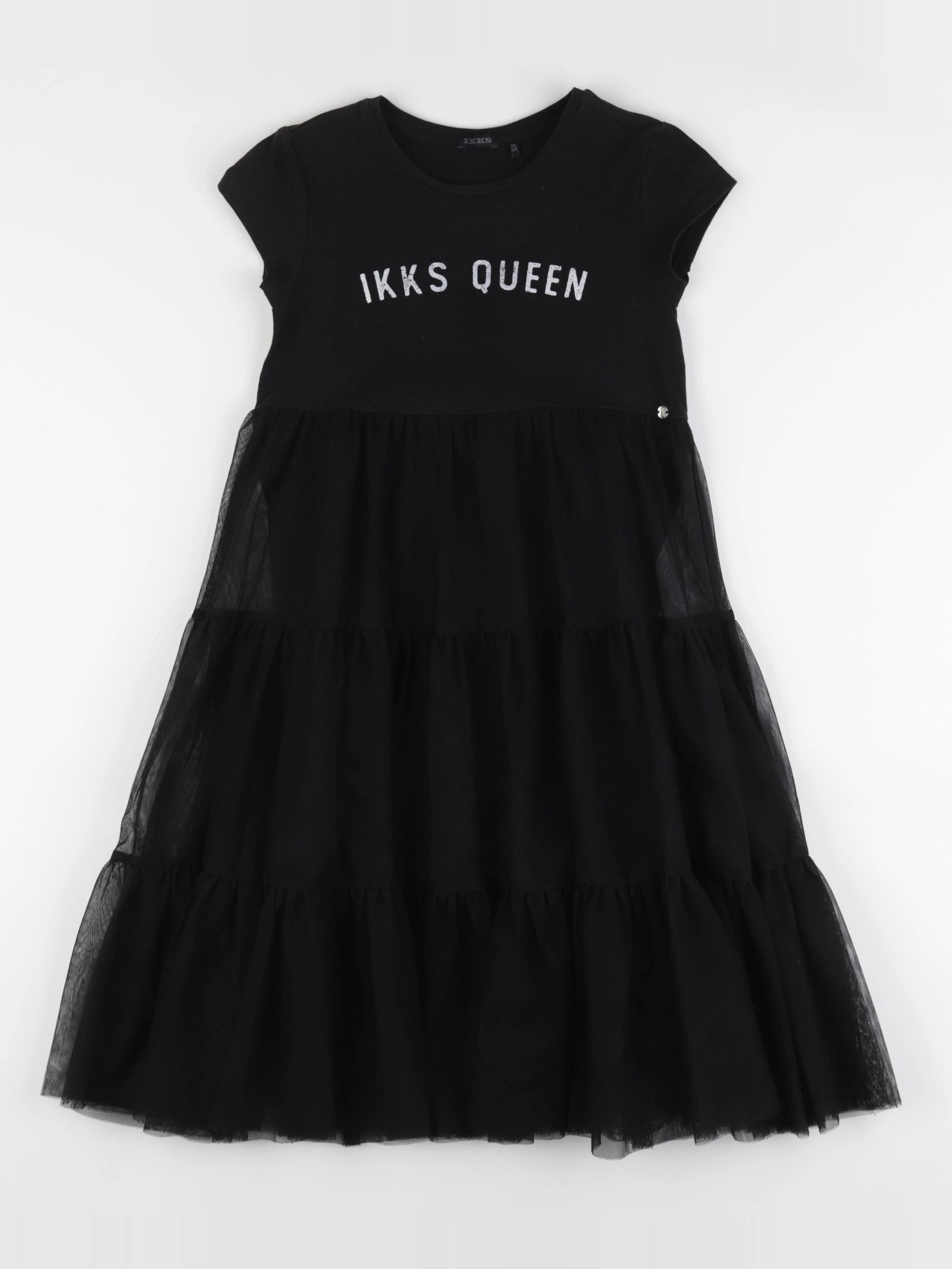 IKKS - robe noir - 8 ans