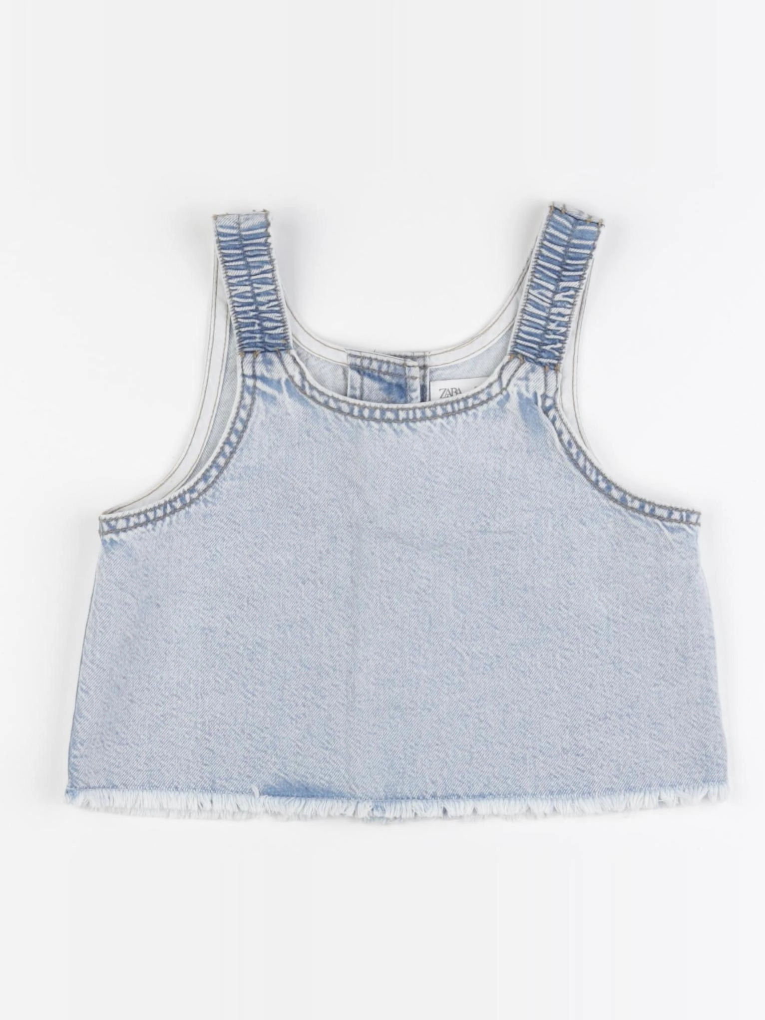 Zara - blouse bleu - 8/9 ans