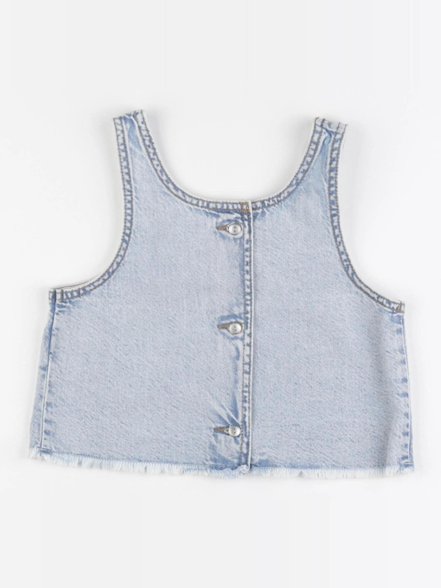 Zara - blouse bleu - 8/9 ans