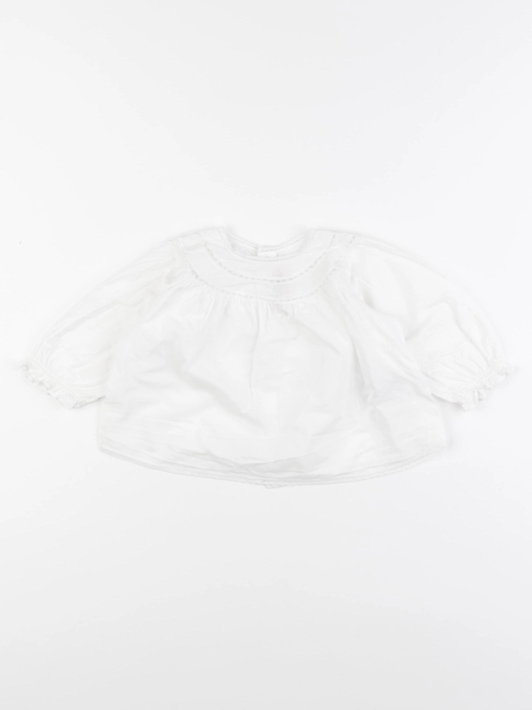 Bonpoint - blouse blanc - 12 mois