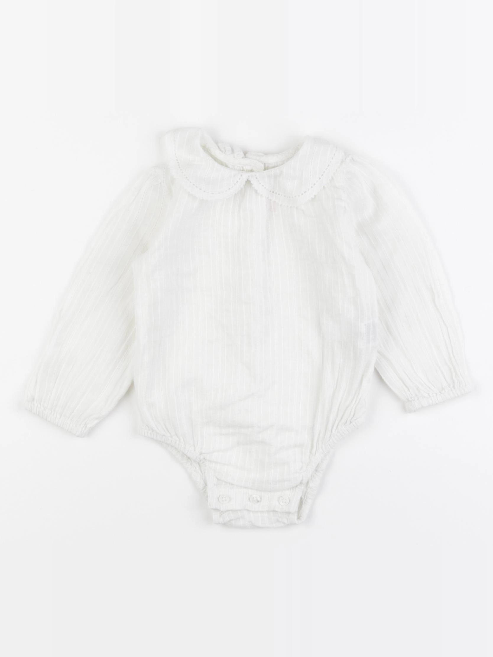 Zara - combinaison blanc - 6/9 mois
