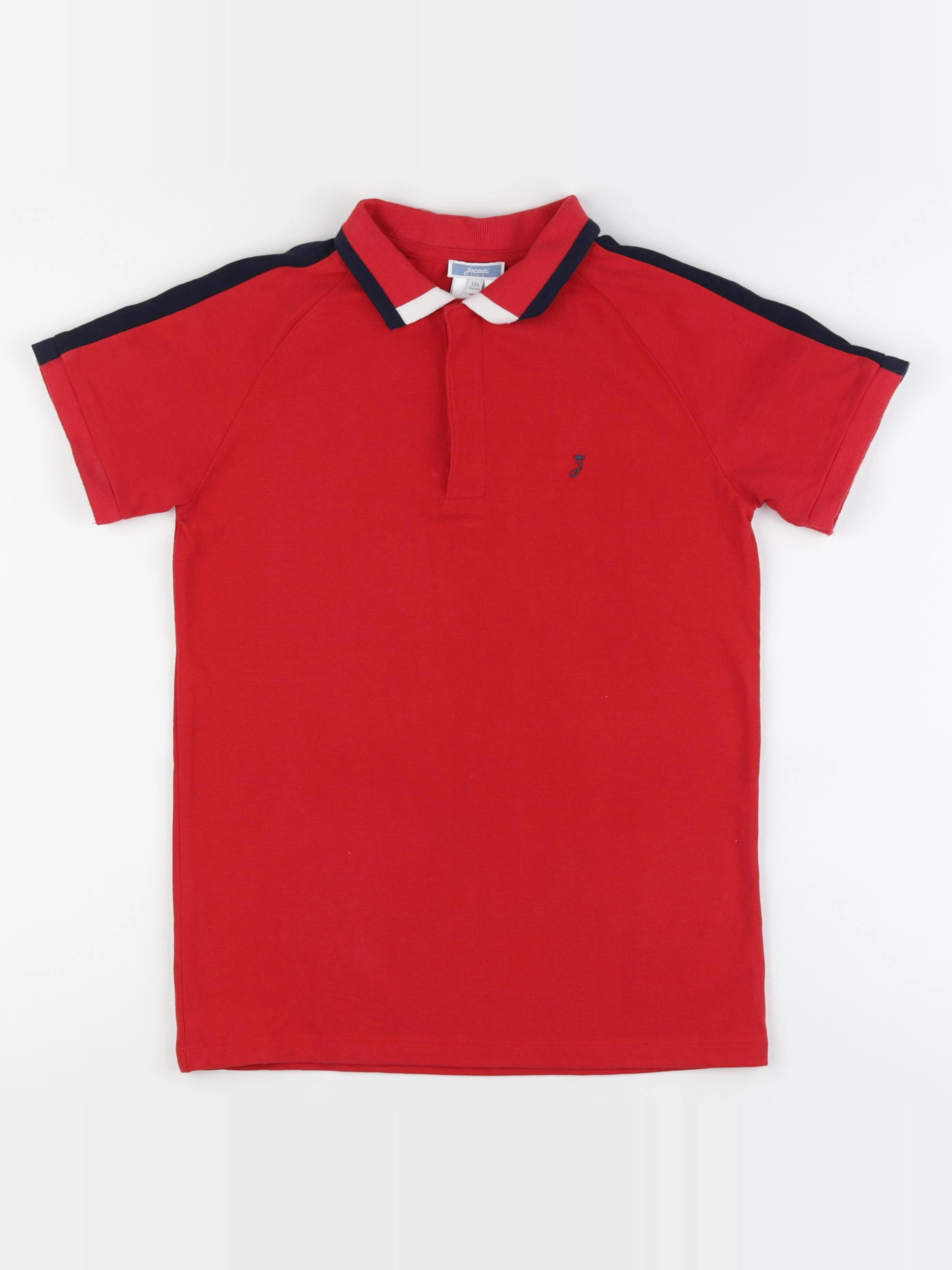 Jacadi - polo rouge - 12 ans