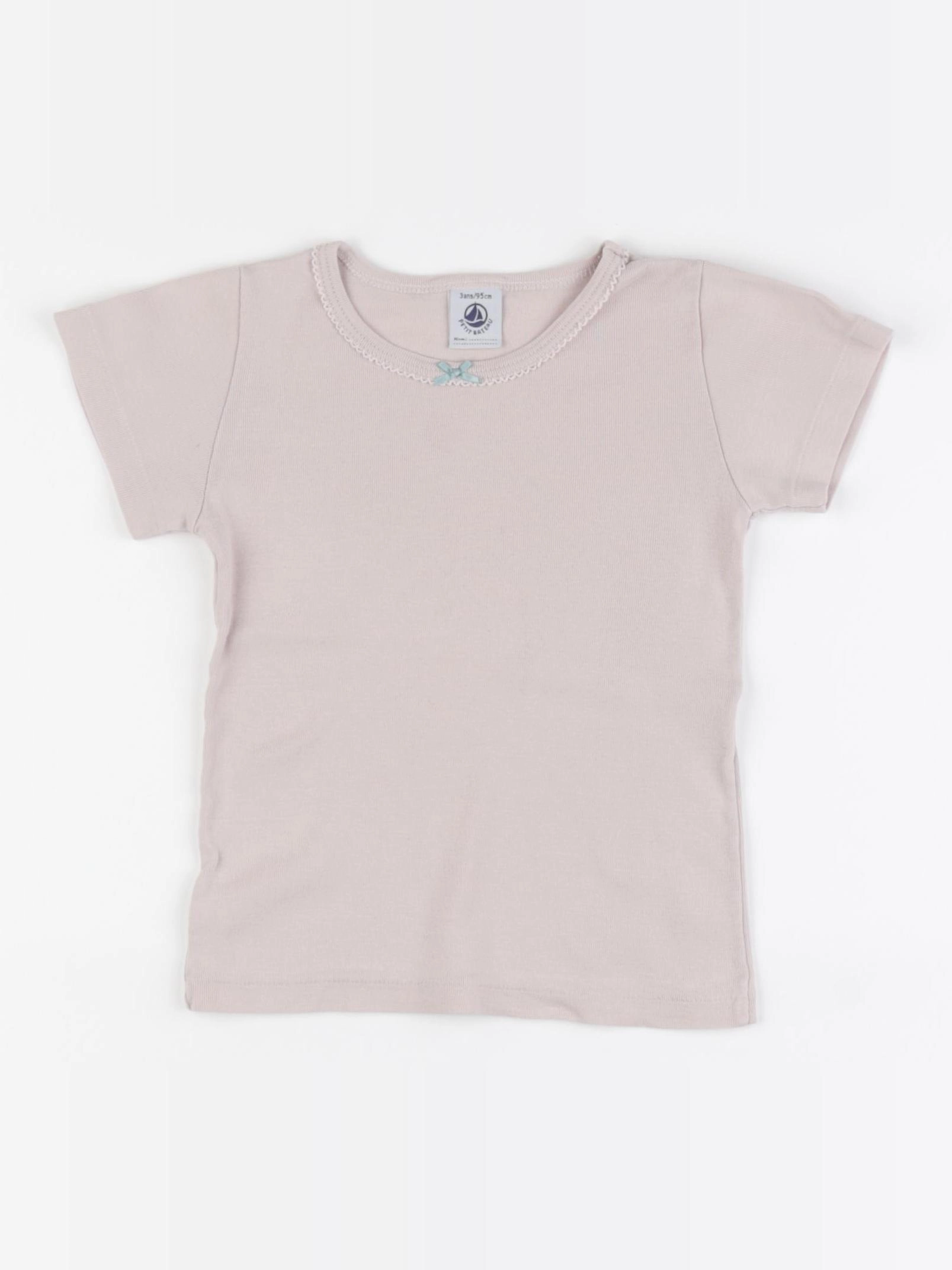 Petit Bateau - maillot de corps rose - 3 ans