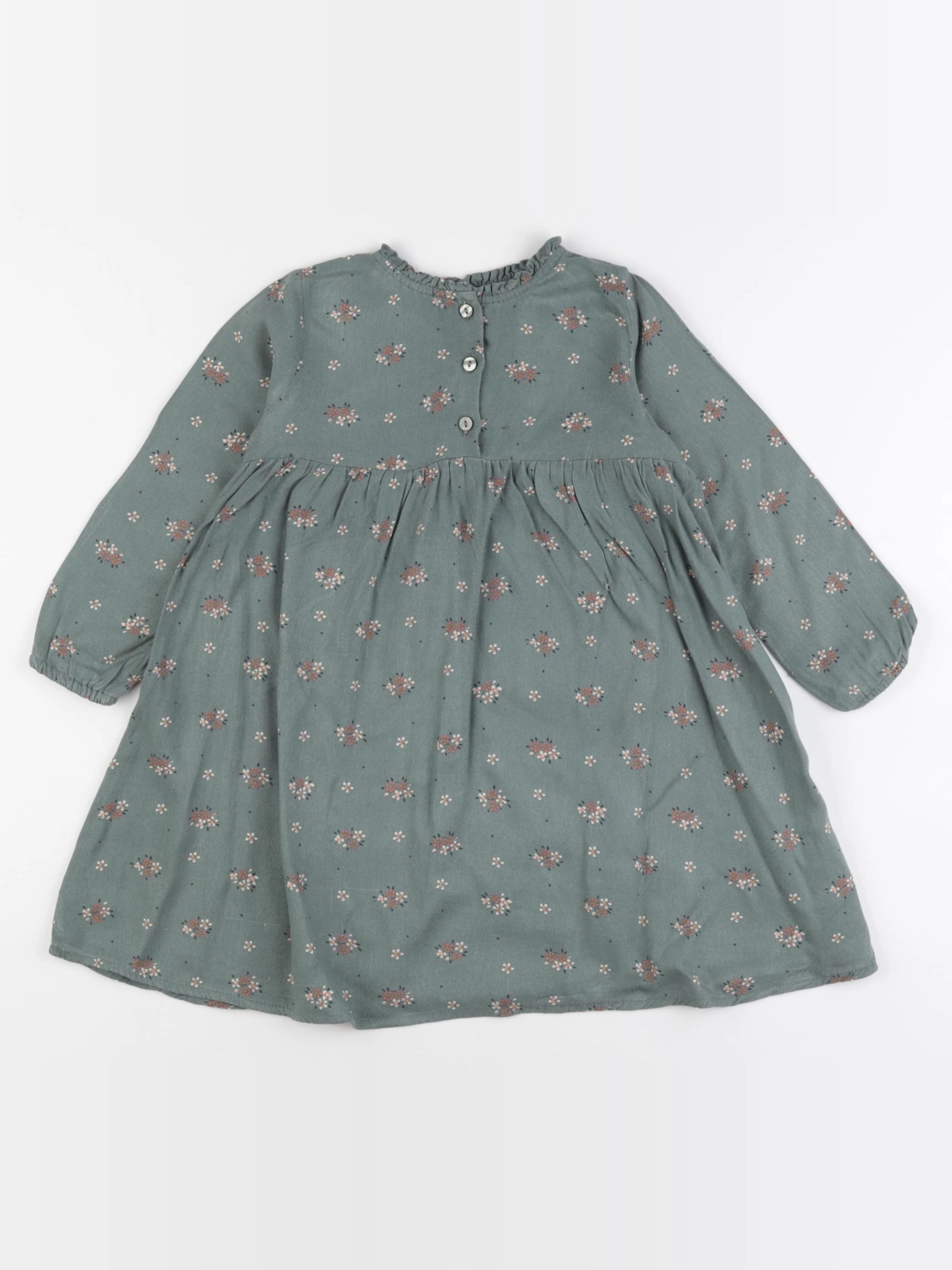 Vertbaudet - robe vert - 4 ans