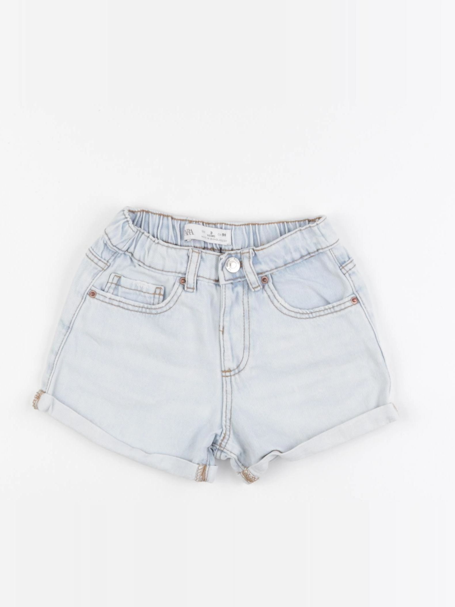 Zara - short bleu - 3 ans