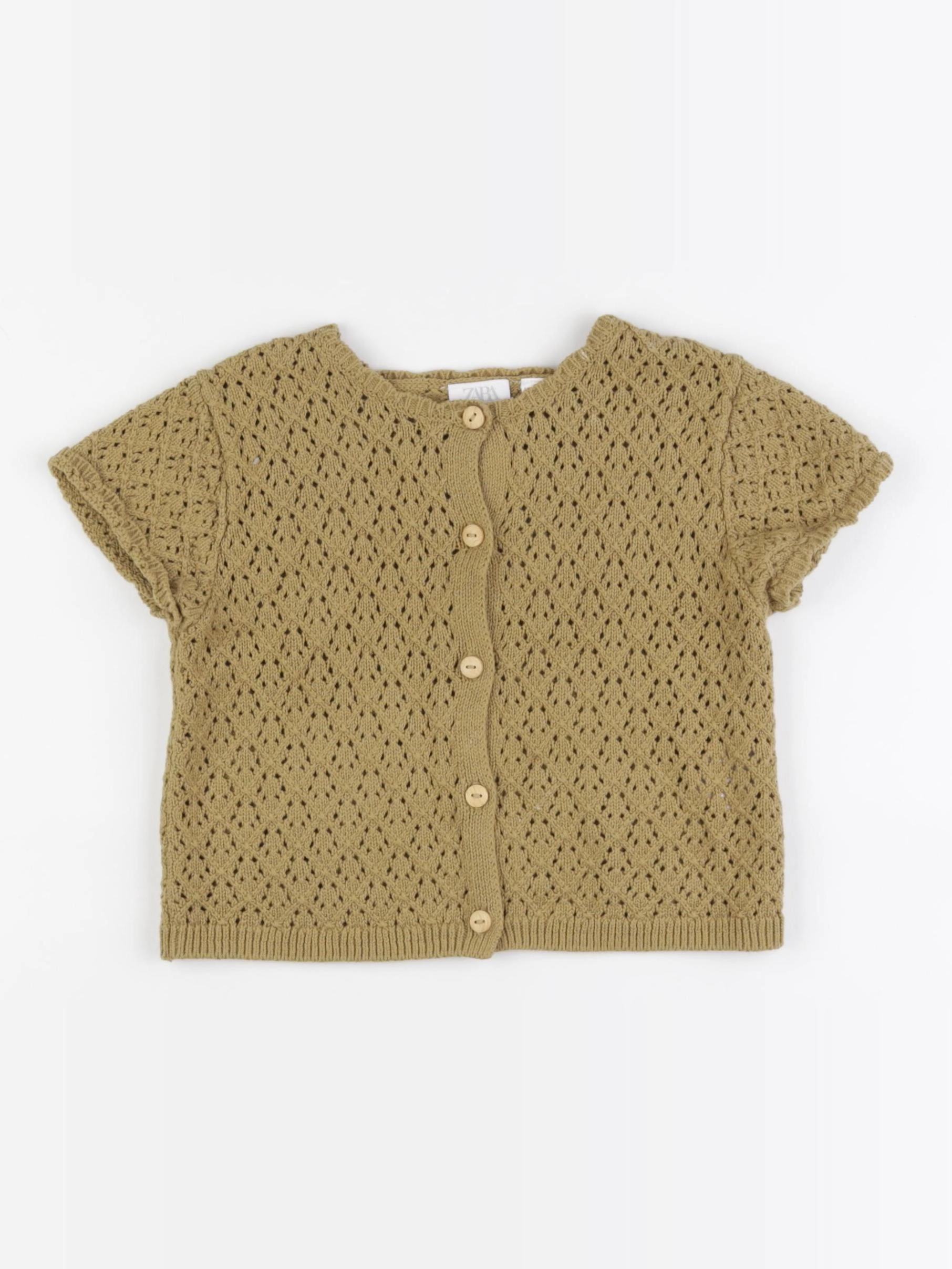Zara - gilet vert - 3 ans