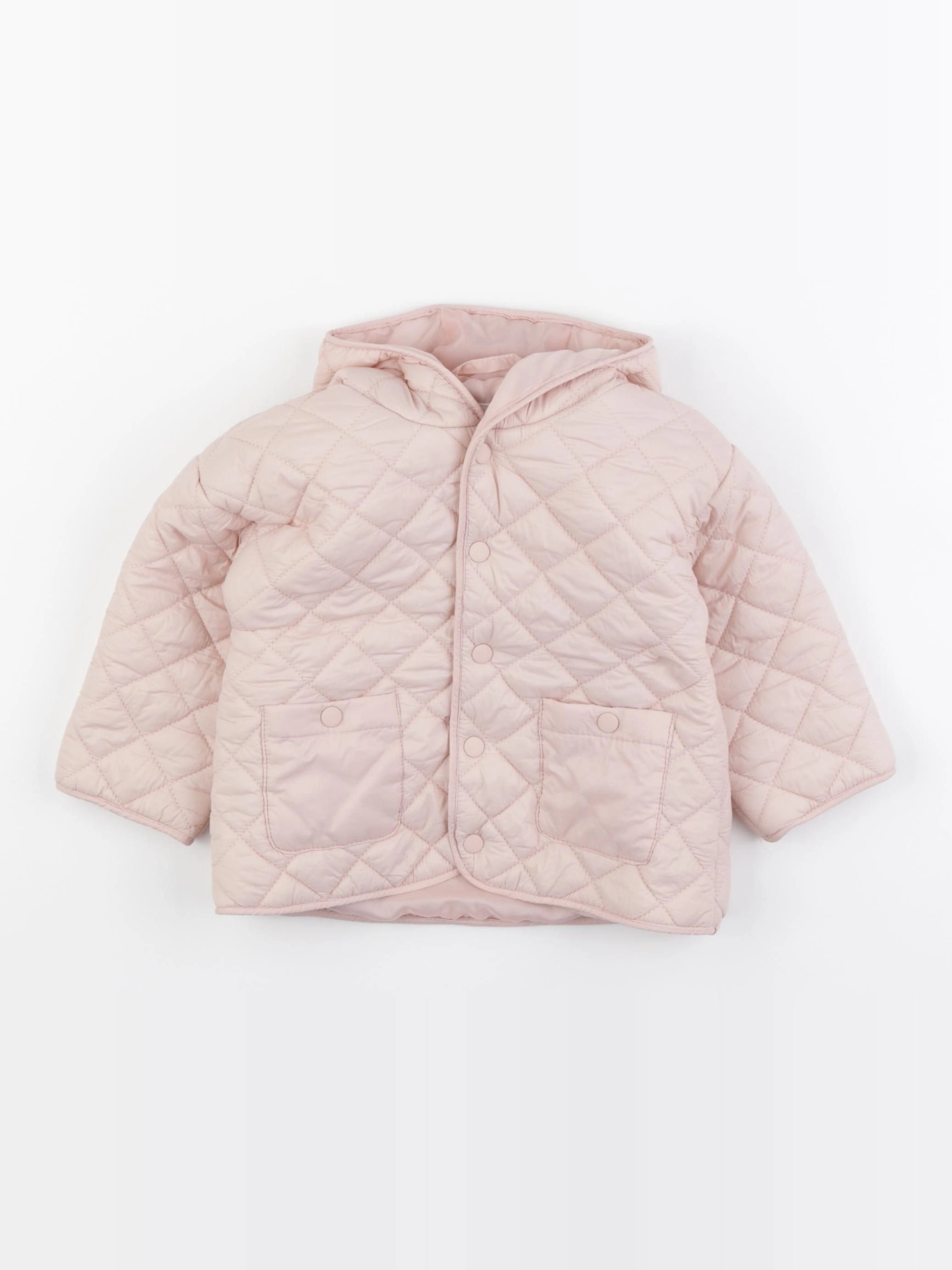 Vertbaudet - doudoune rose - 18 mois
