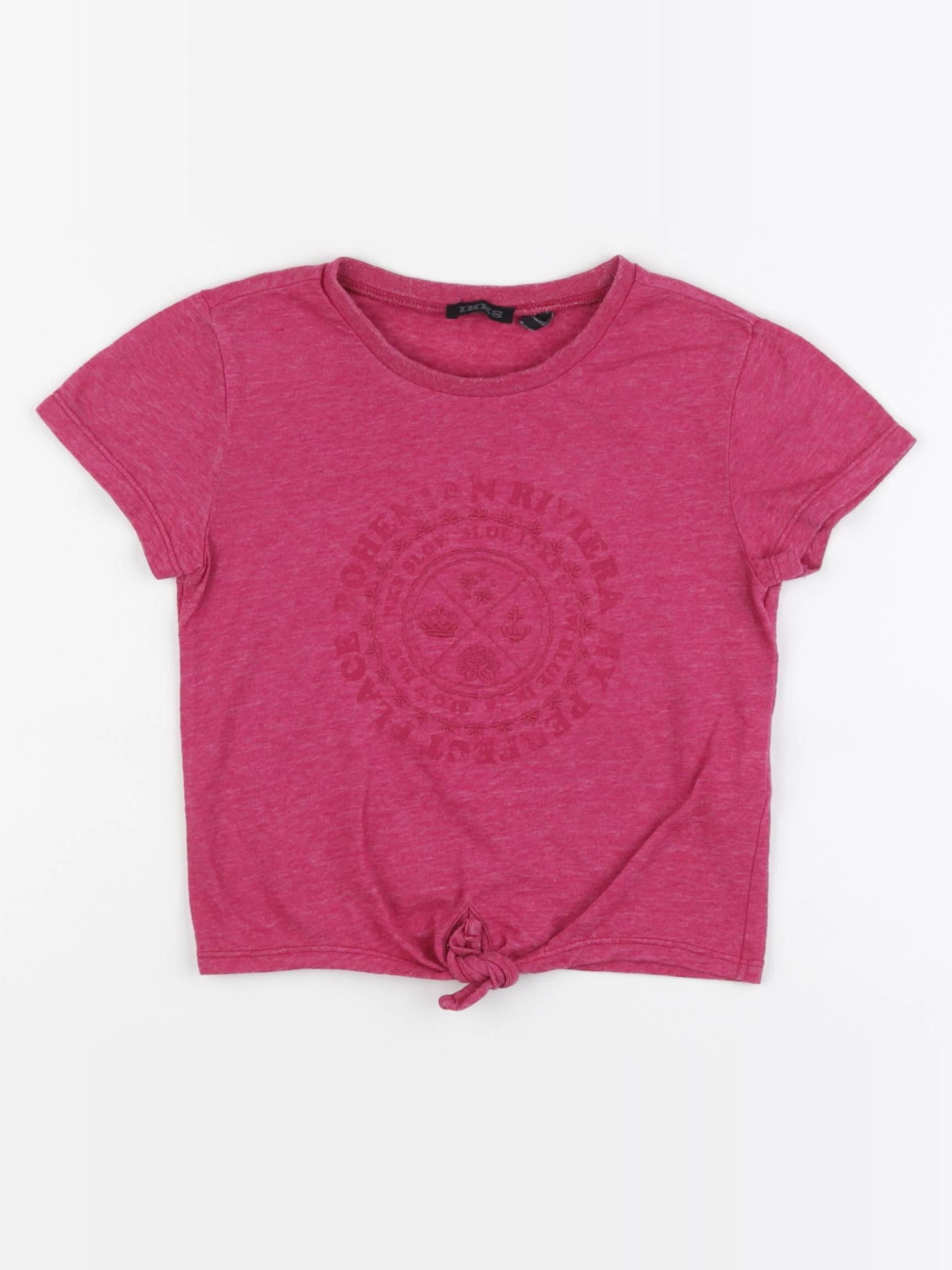 IKKS - tee-shirt rose - 4 ans