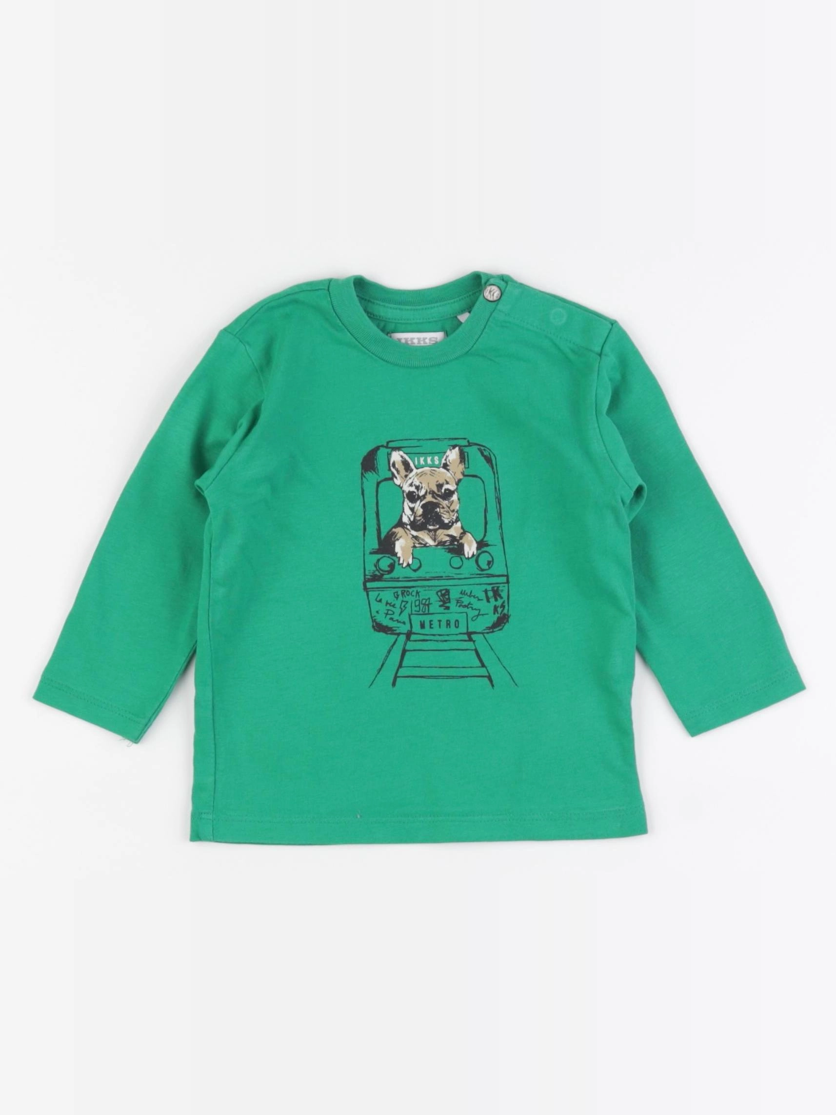 IKKS - tee-shirt vert - 6 mois