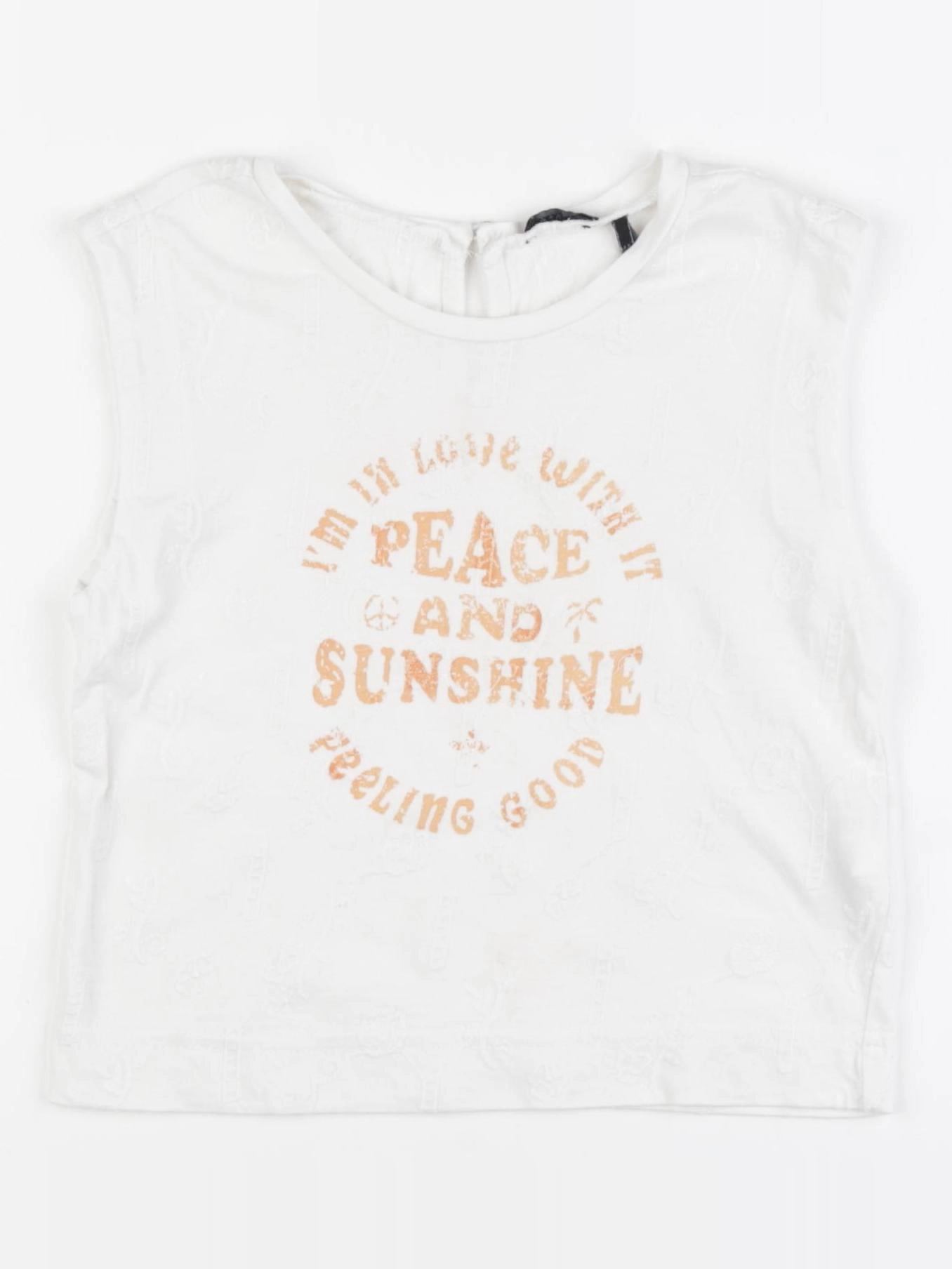 IKKS - débardeur blanc - 4 ans