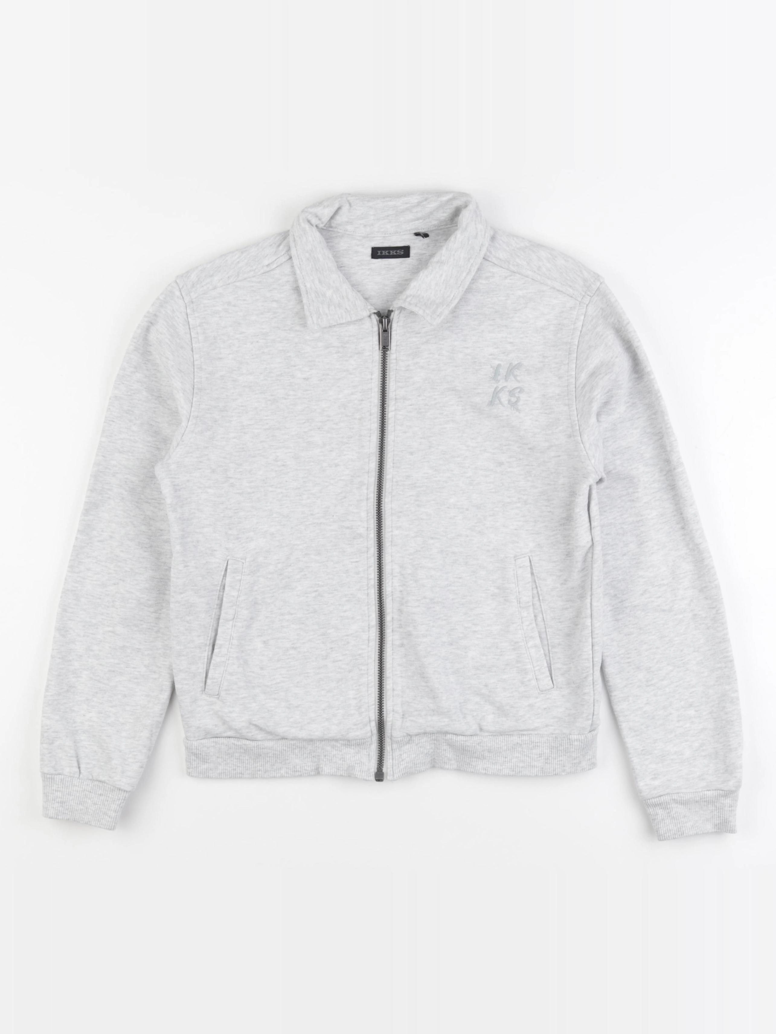 IKKS - sweat gris - 10 ans