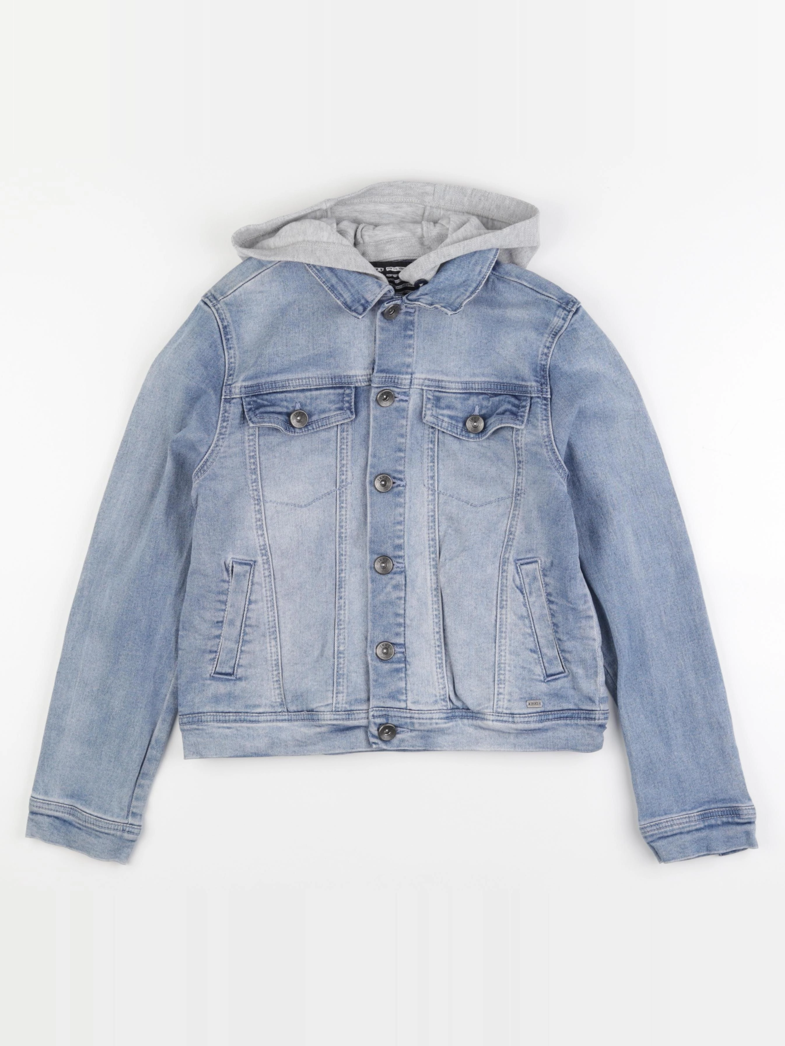 IKKS - veste imprimé au dos bleu - 10 ans