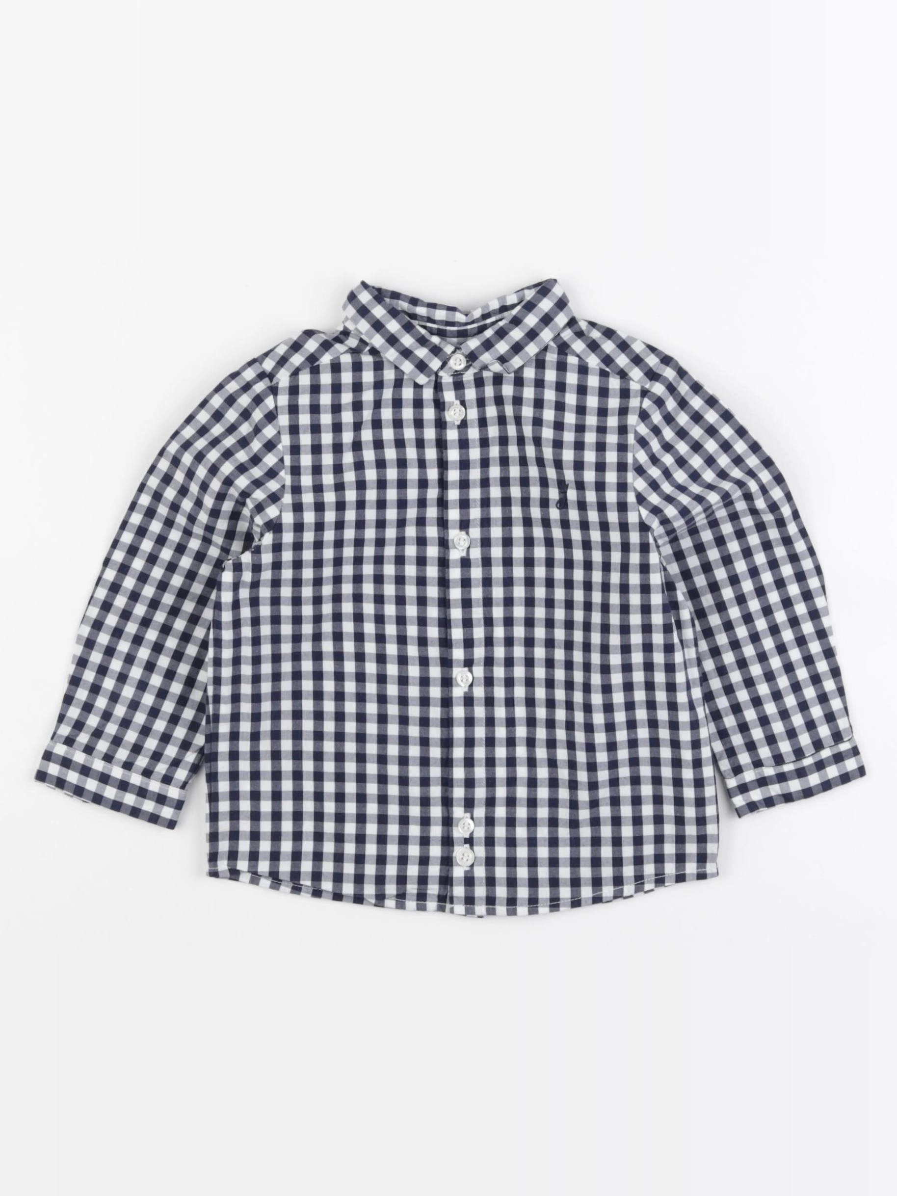 Jacadi - chemise bleu, blanc - 18 mois