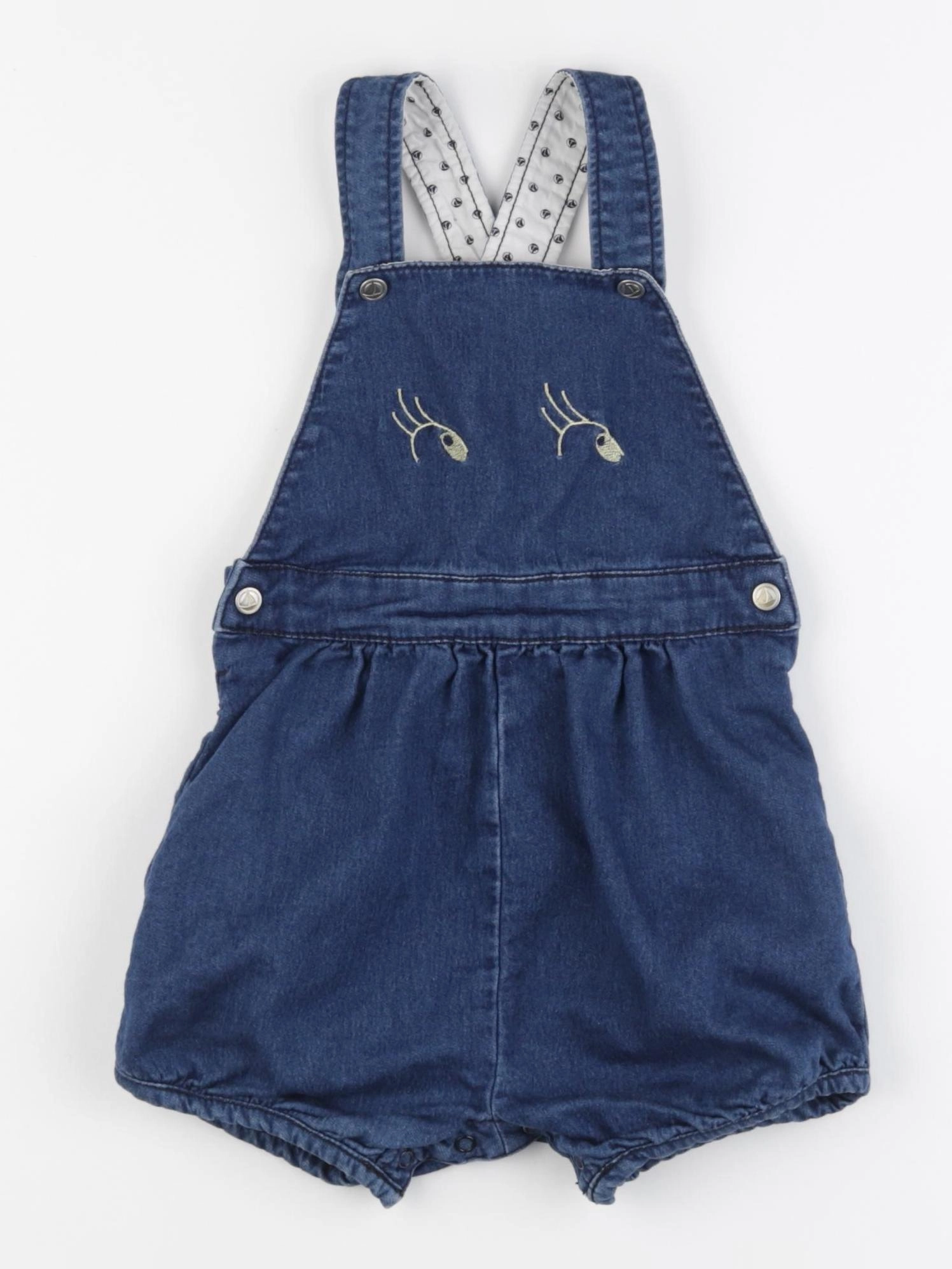 Petit Bateau - salopette bleu - 36 mois