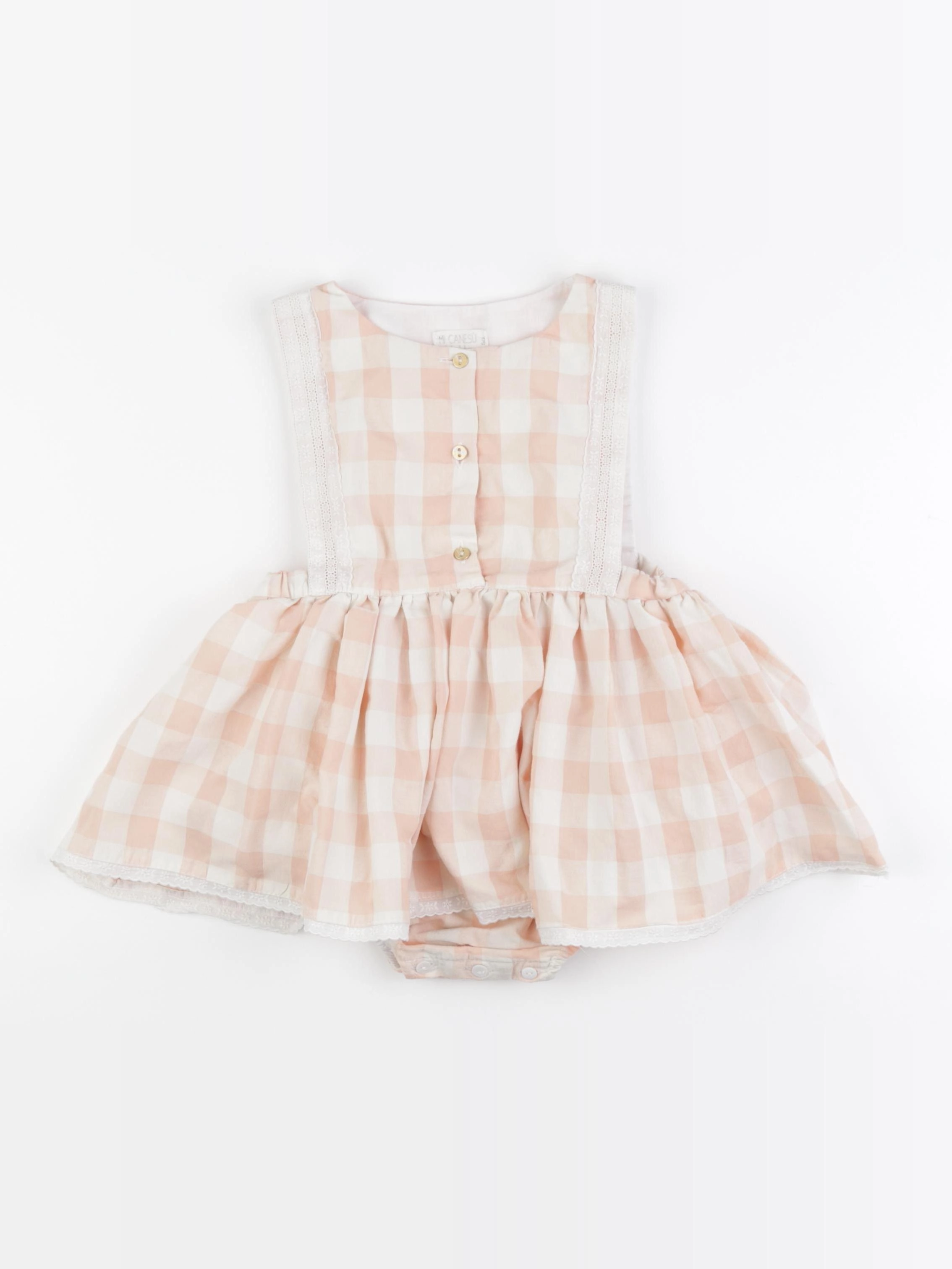 Mi Canesu - combinaison rose, blanc - 5 ans