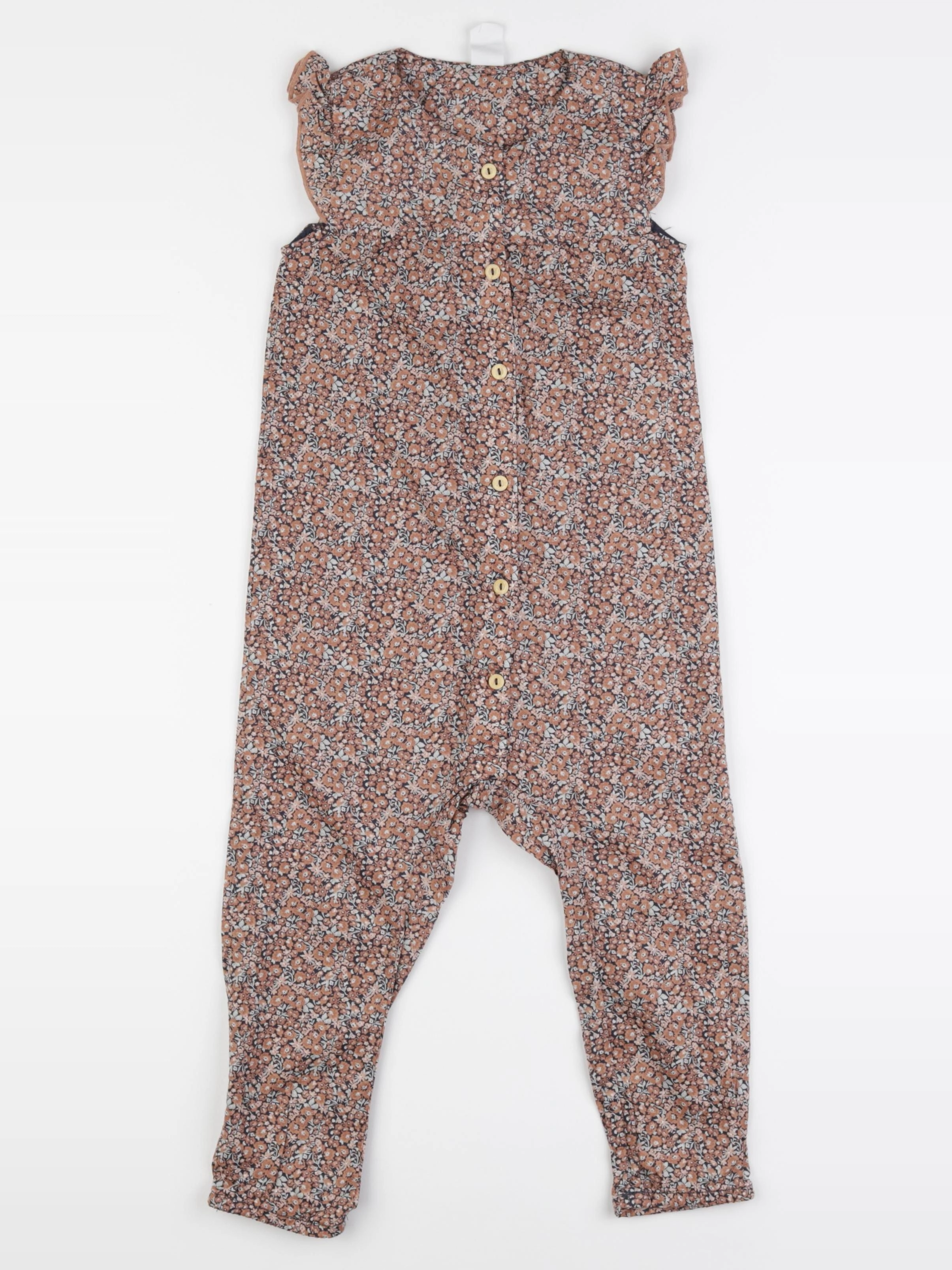 H&M - combinaison marron - 2/3 ans