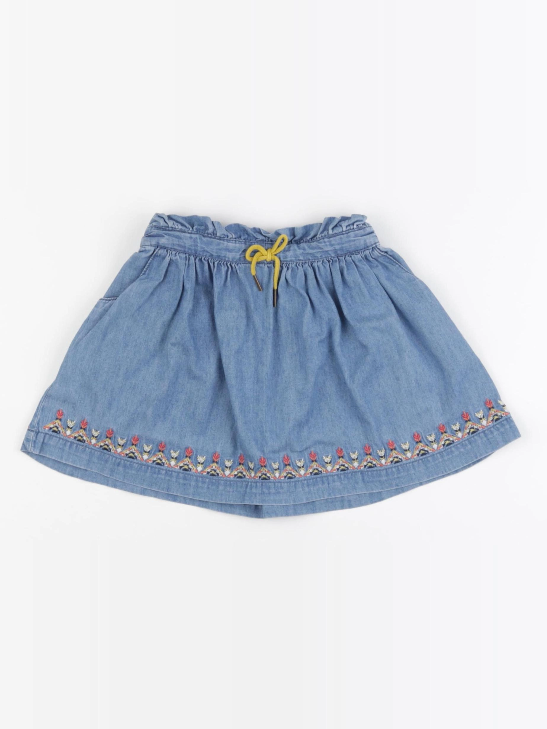 Vertbaudet - jupe bleu - 4 ans