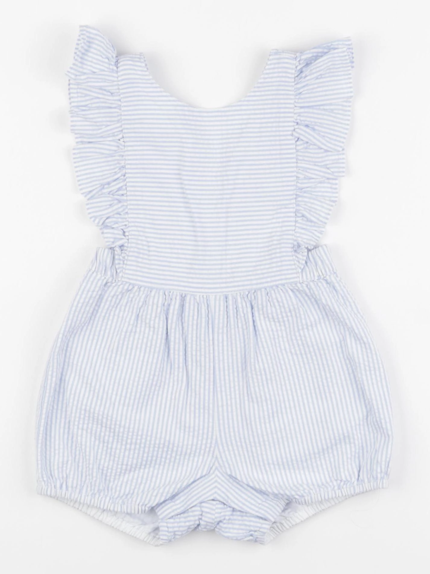 Jacadi - combinaison bleu, blanc - 18 mois