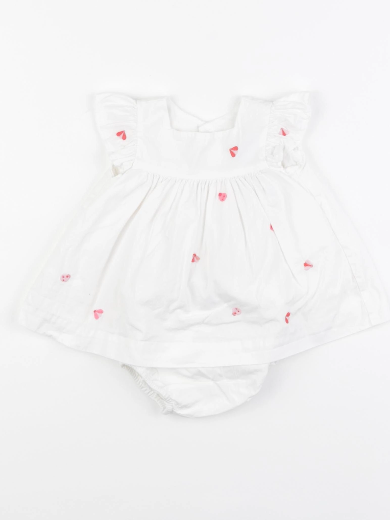 Jacadi - robe blanc - 1 mois