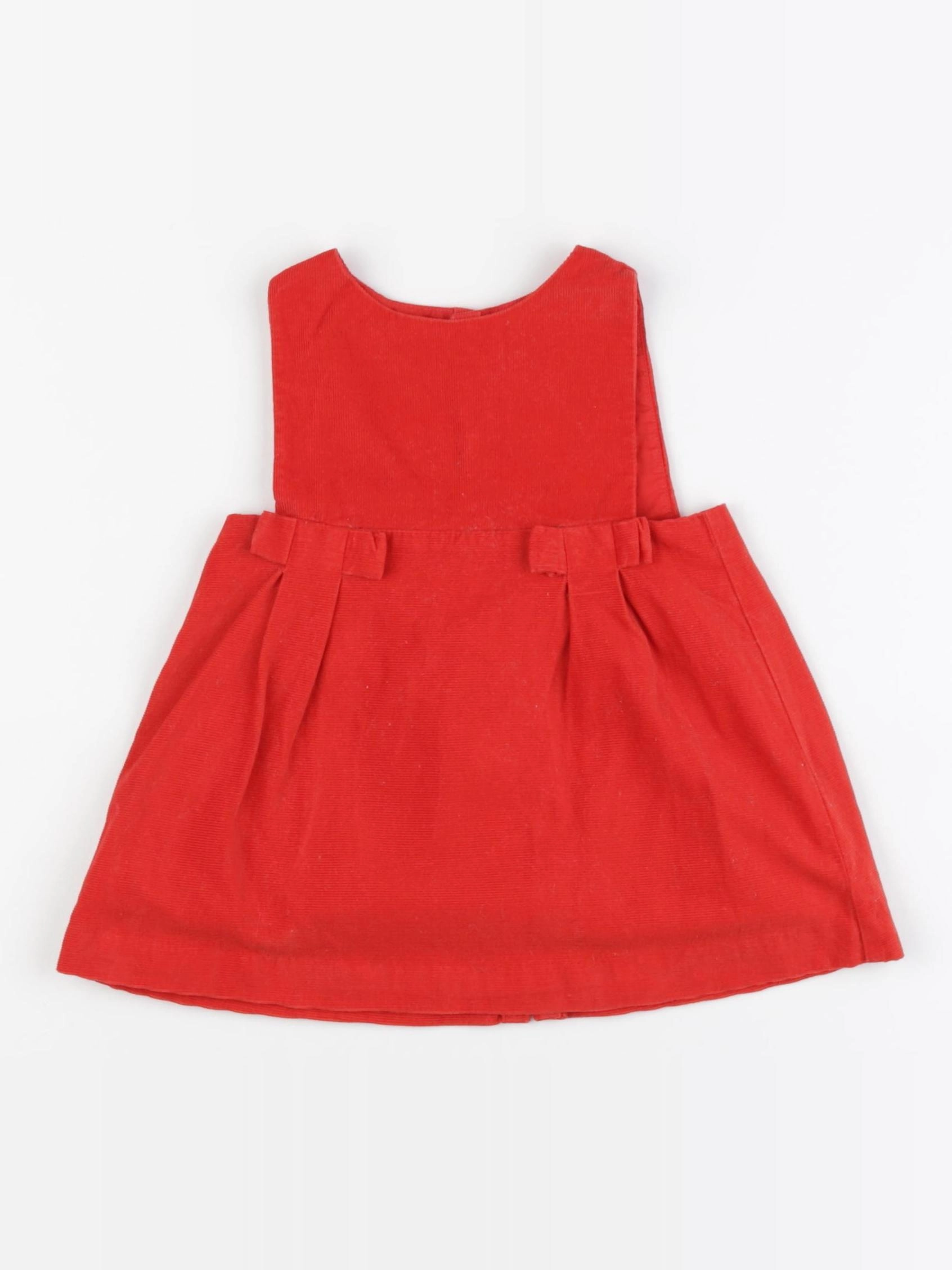 Jacadi - robe rouge - 12 mois