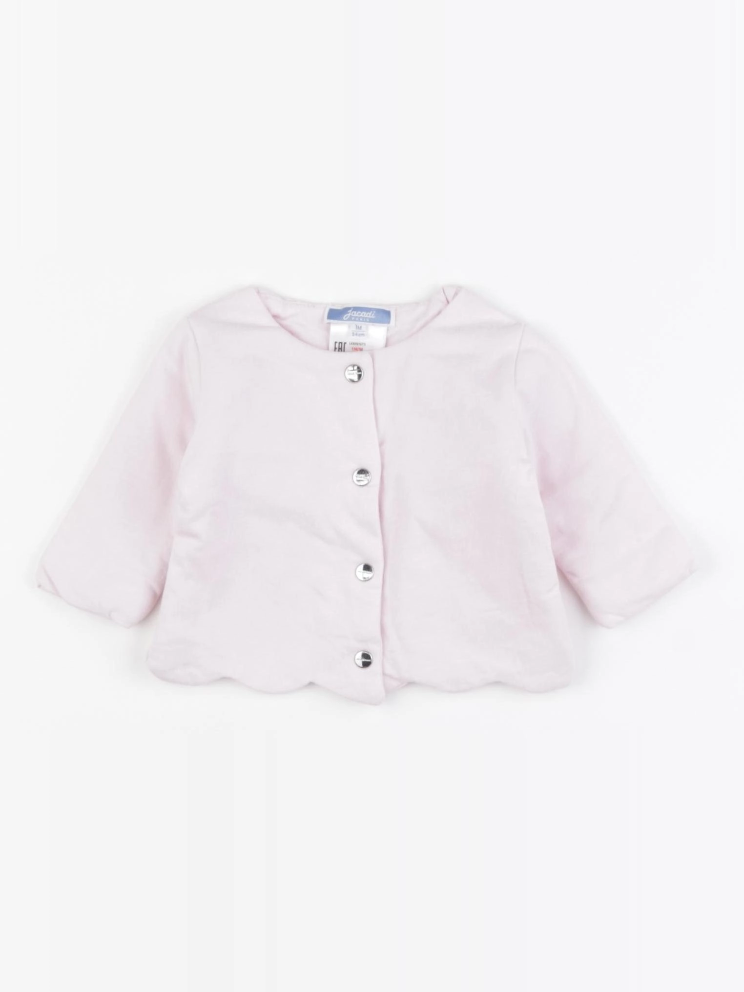 Jacadi - gilet rose - 1 mois