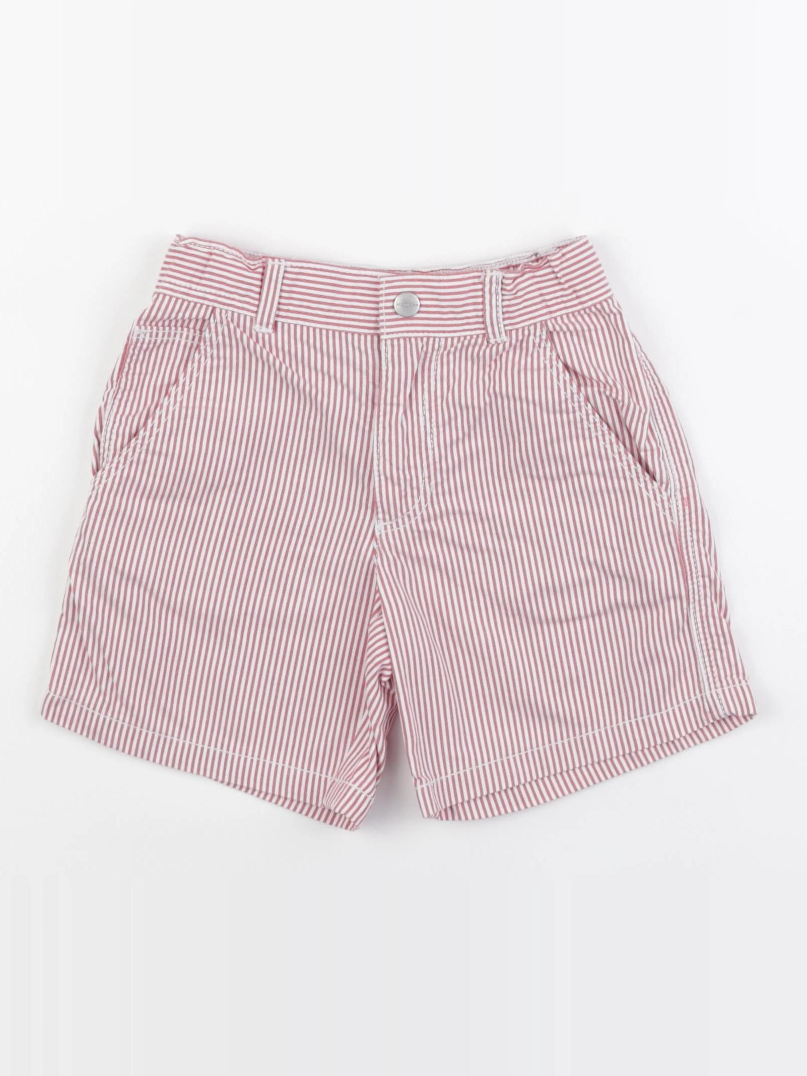 Jacadi - short blanc, rouge - 4 ans
