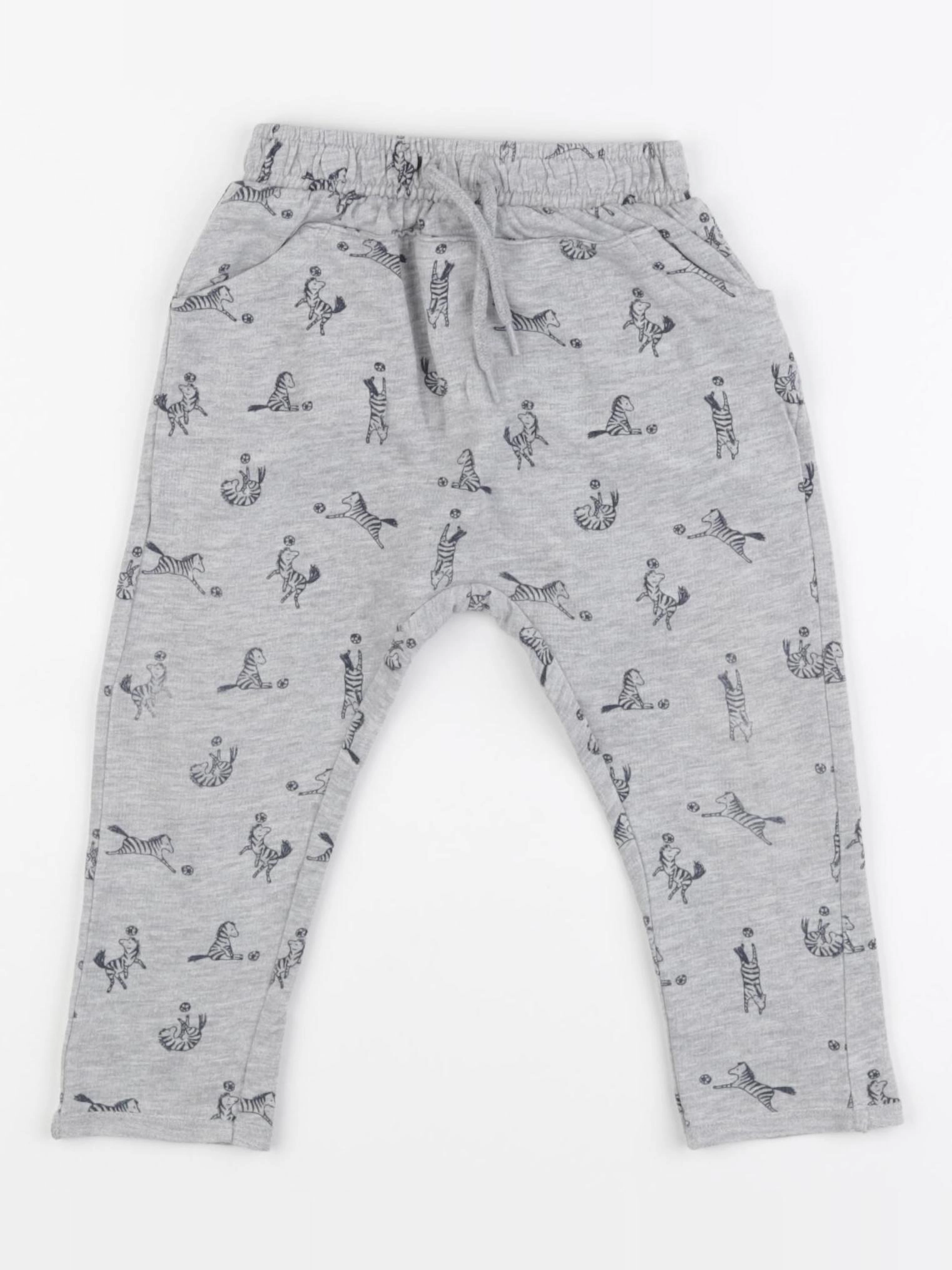 Vertbaudet - jogging gris - 18 mois