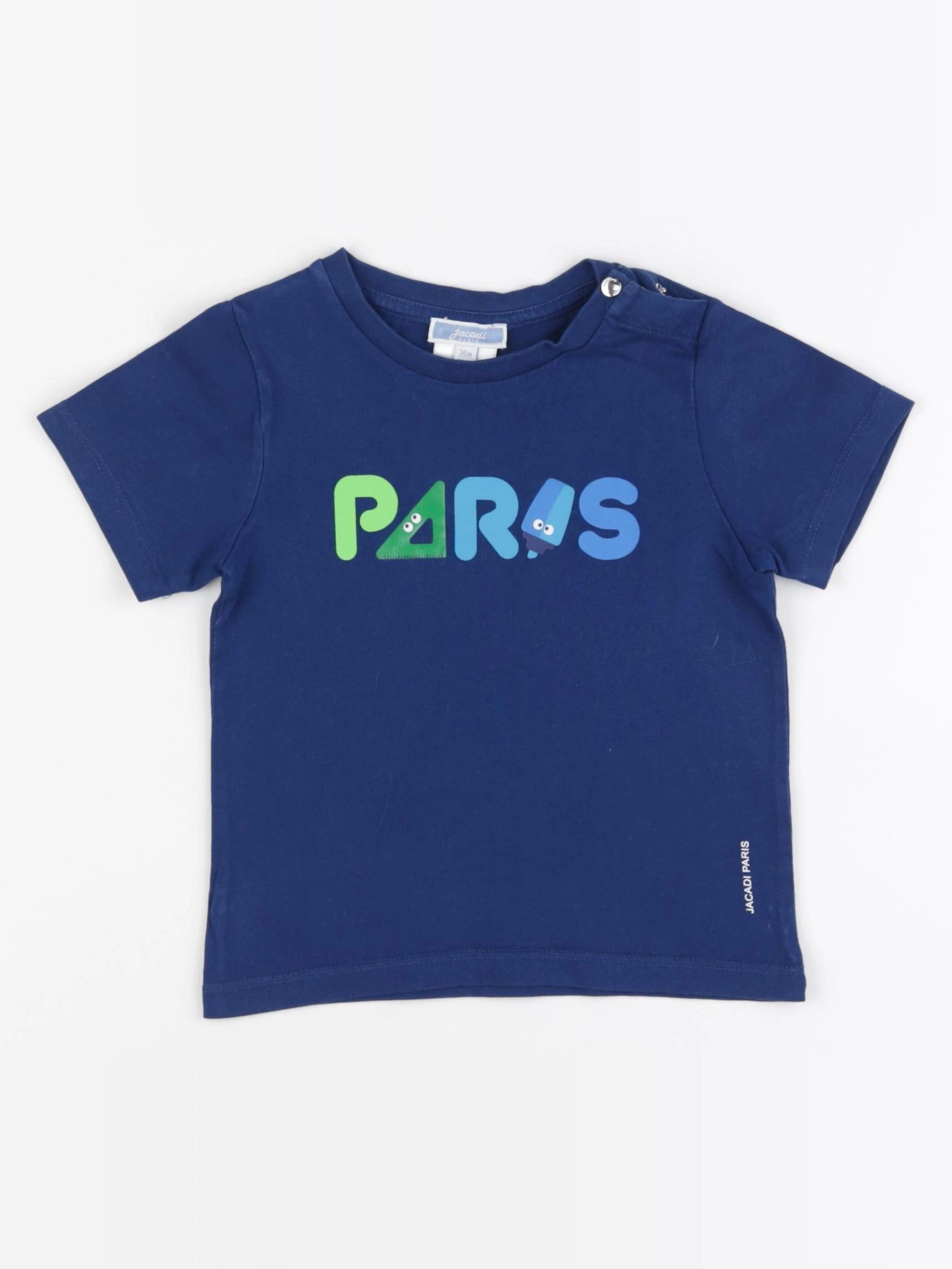 Jacadi - tee-shirt bleu - 36 mois