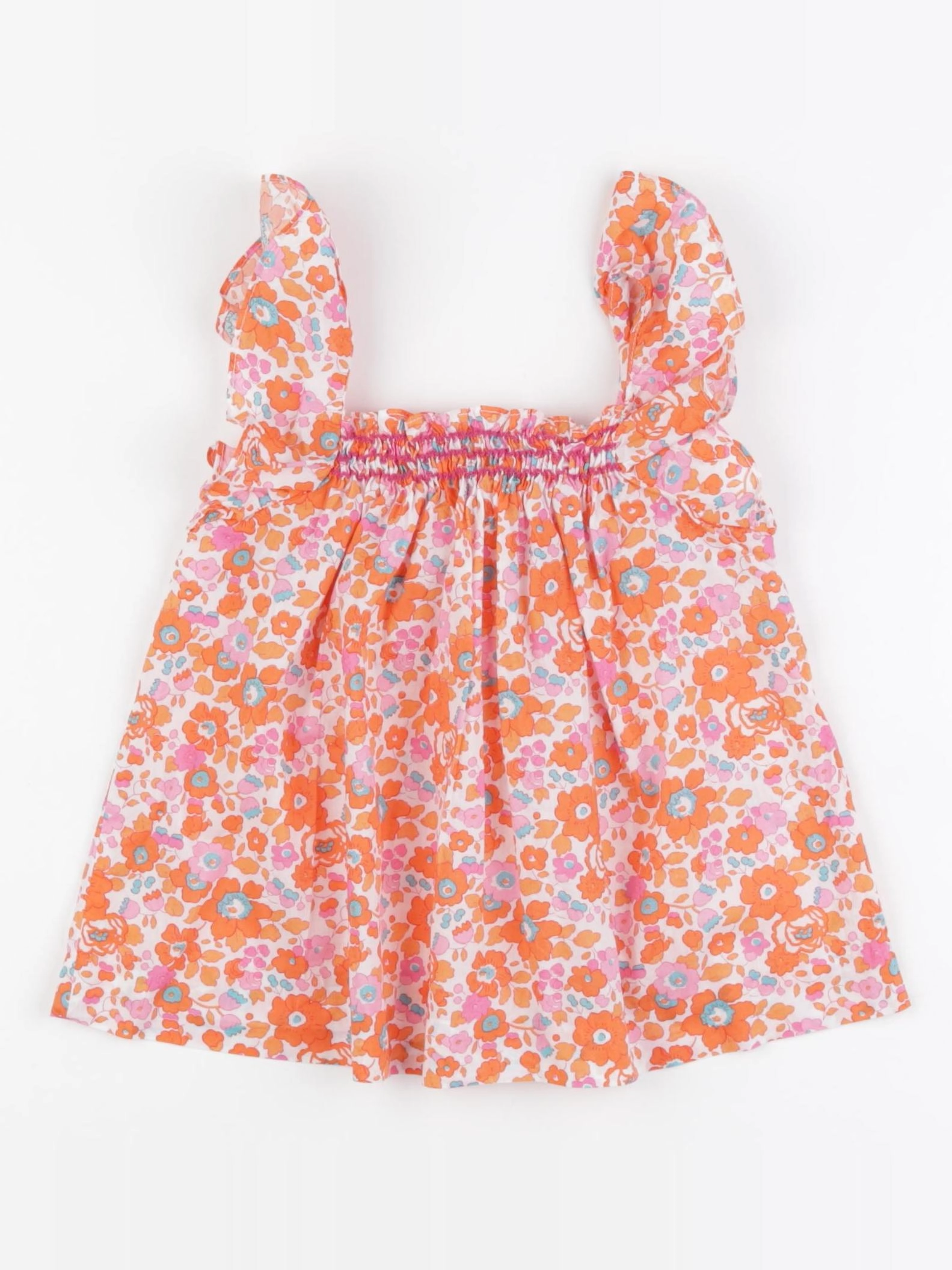 Jacadi - blouse liberty orange - 4 ans