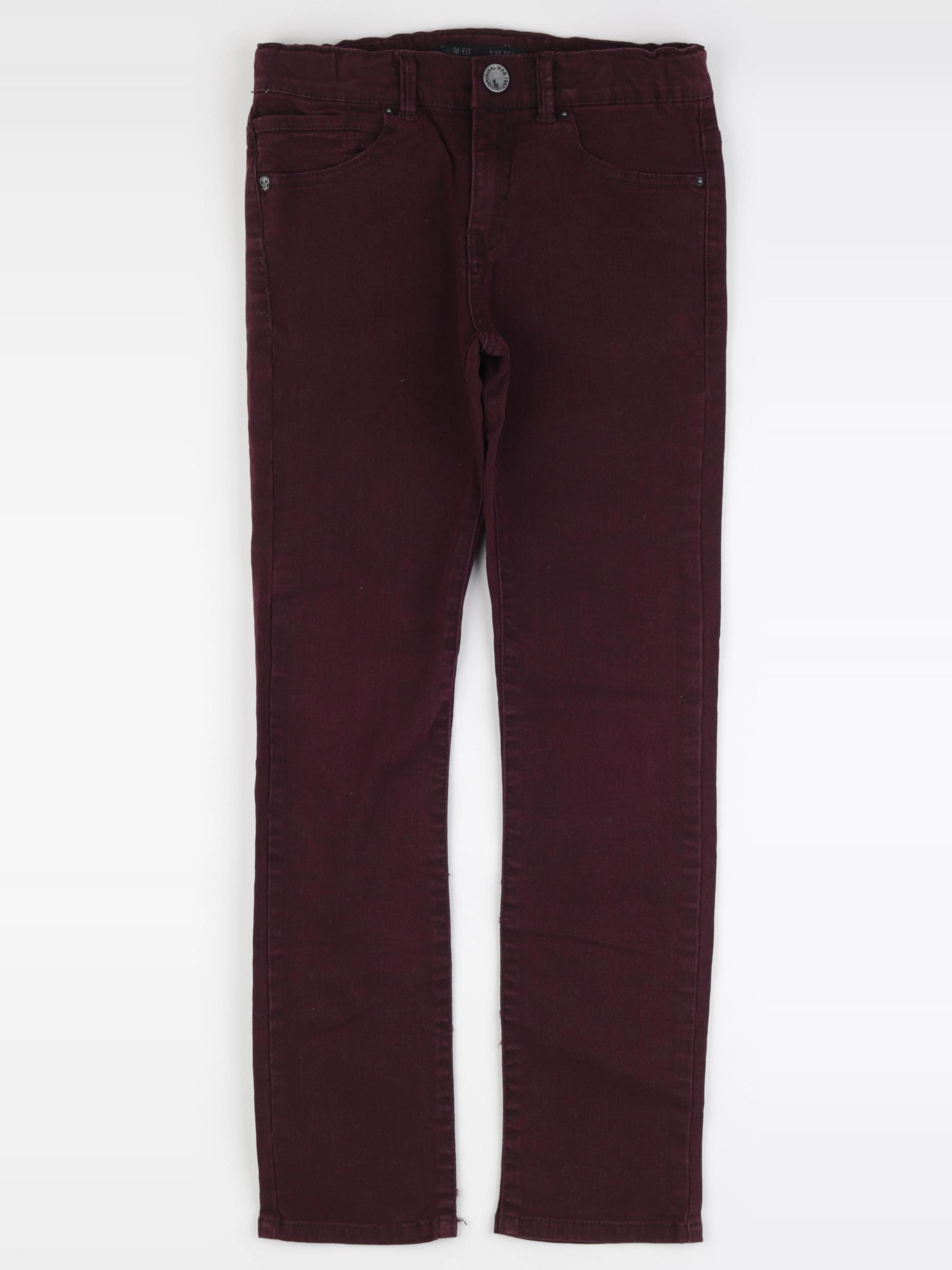 IKKS - jean rouge - 10 ans