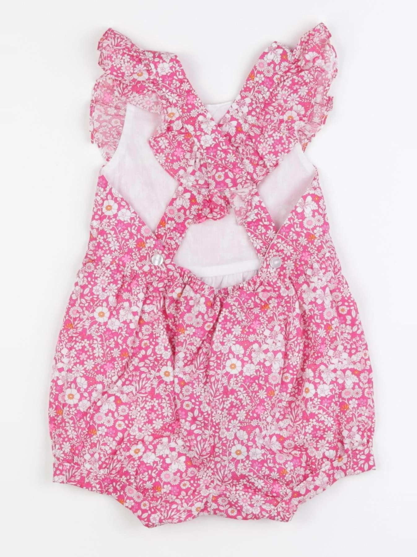 Jacadi - combinaison liberty rose - 12 mois