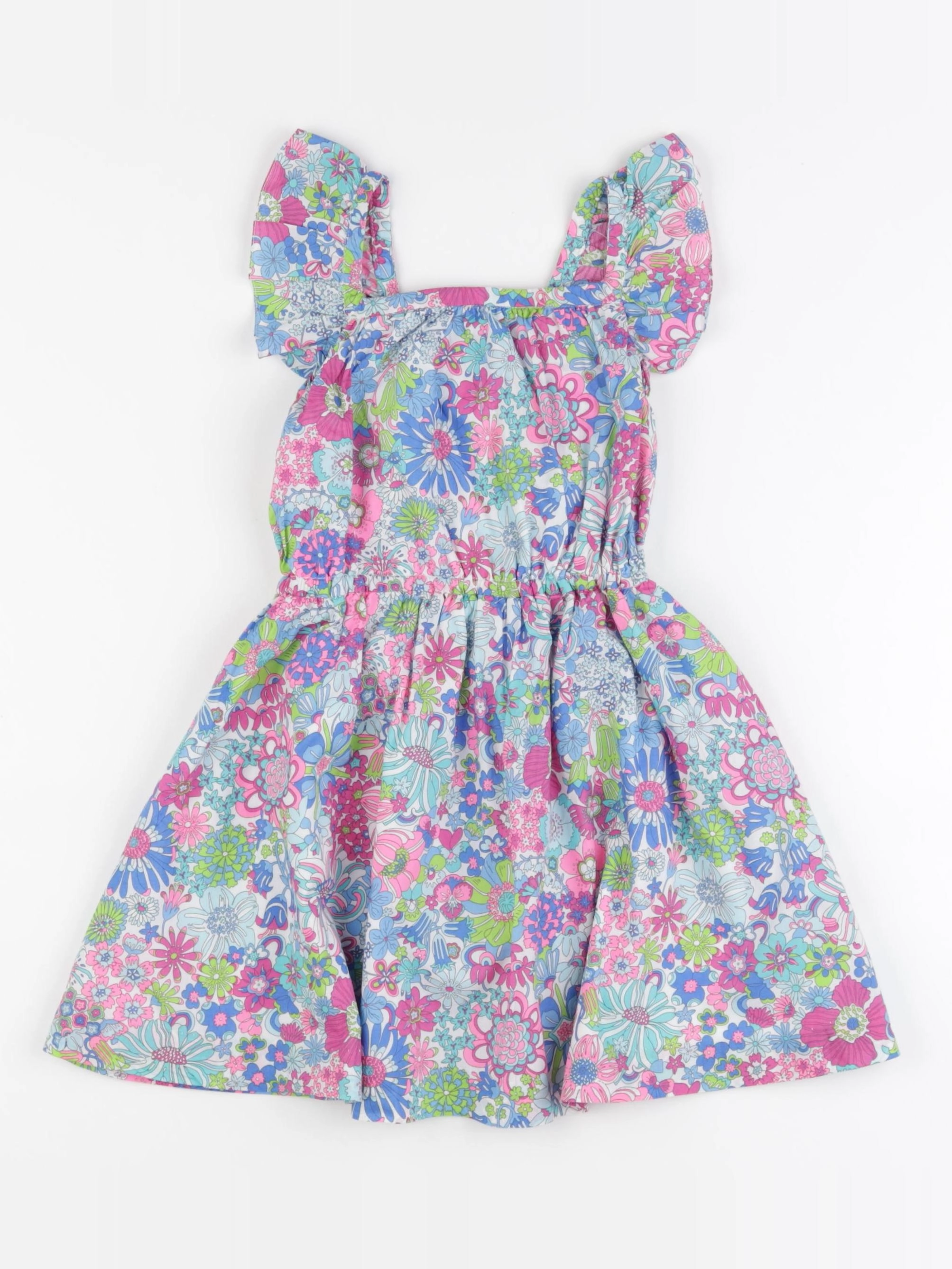 Jacadi - robe liberty multicolore - 4 ans