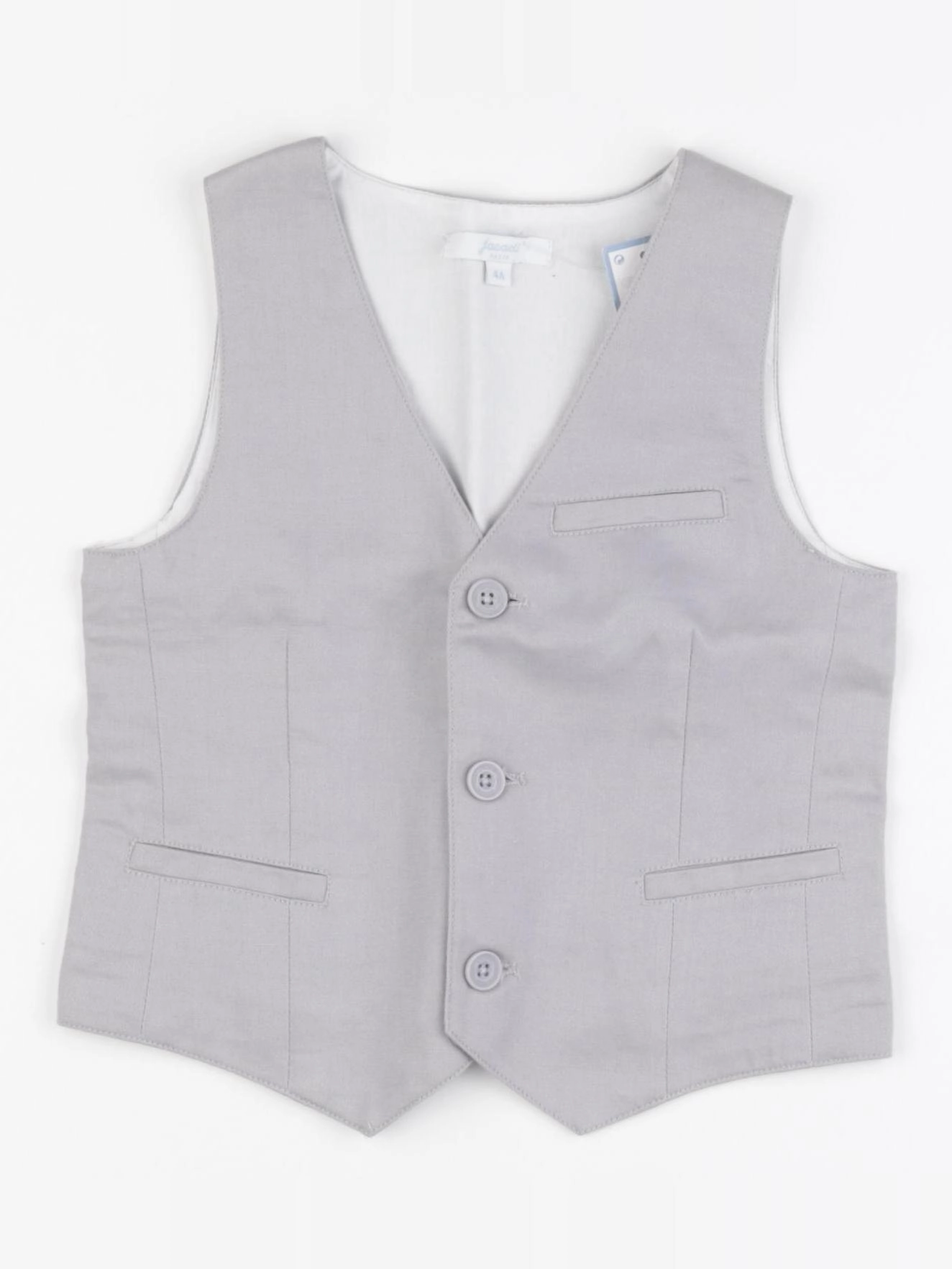 Jacadi - gilet gris - 4 ans